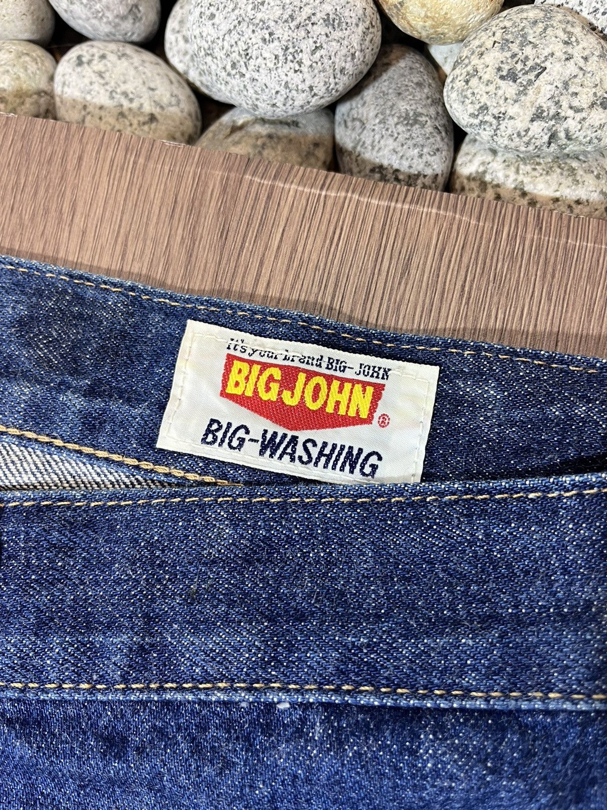 Big John Big John Vintage Washed Bush Button Up Bell Bottom Jeans Size US 32 / EU 48 - 10 Thumbnail