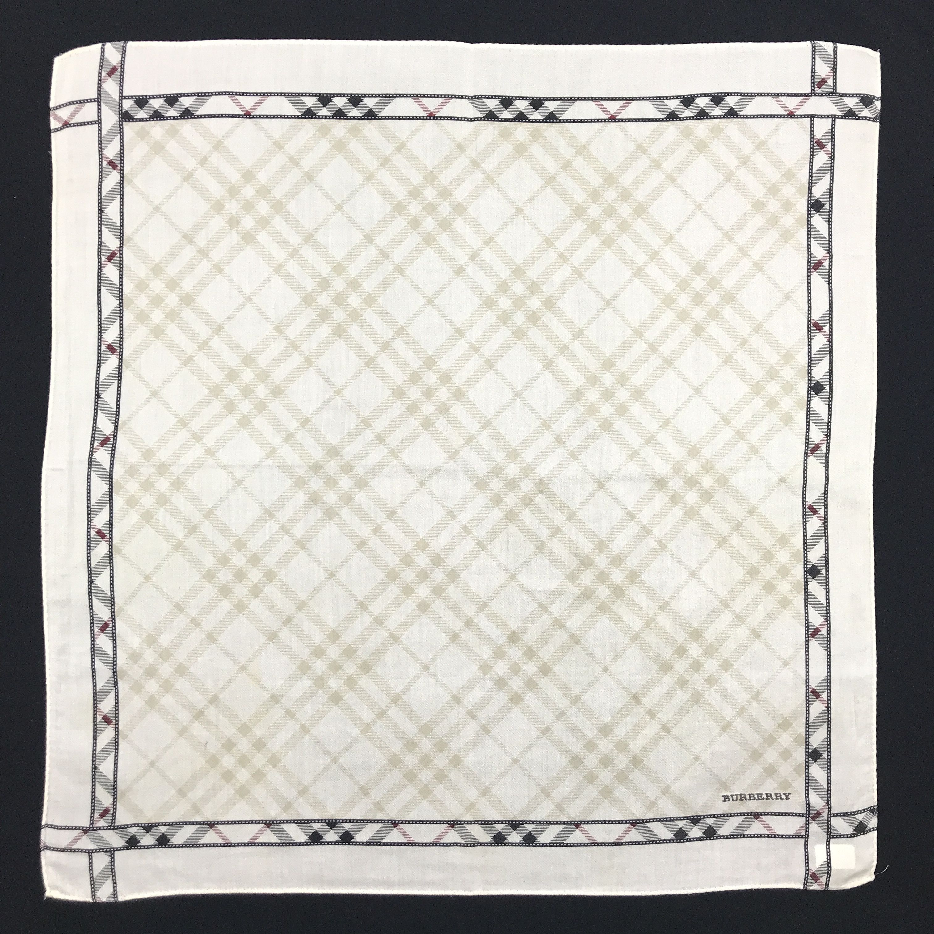 Burberry × Vintage Vintage Burberry Bandana Neckerchief Handkerchief Size ONE SIZE - 1 Thumbnail