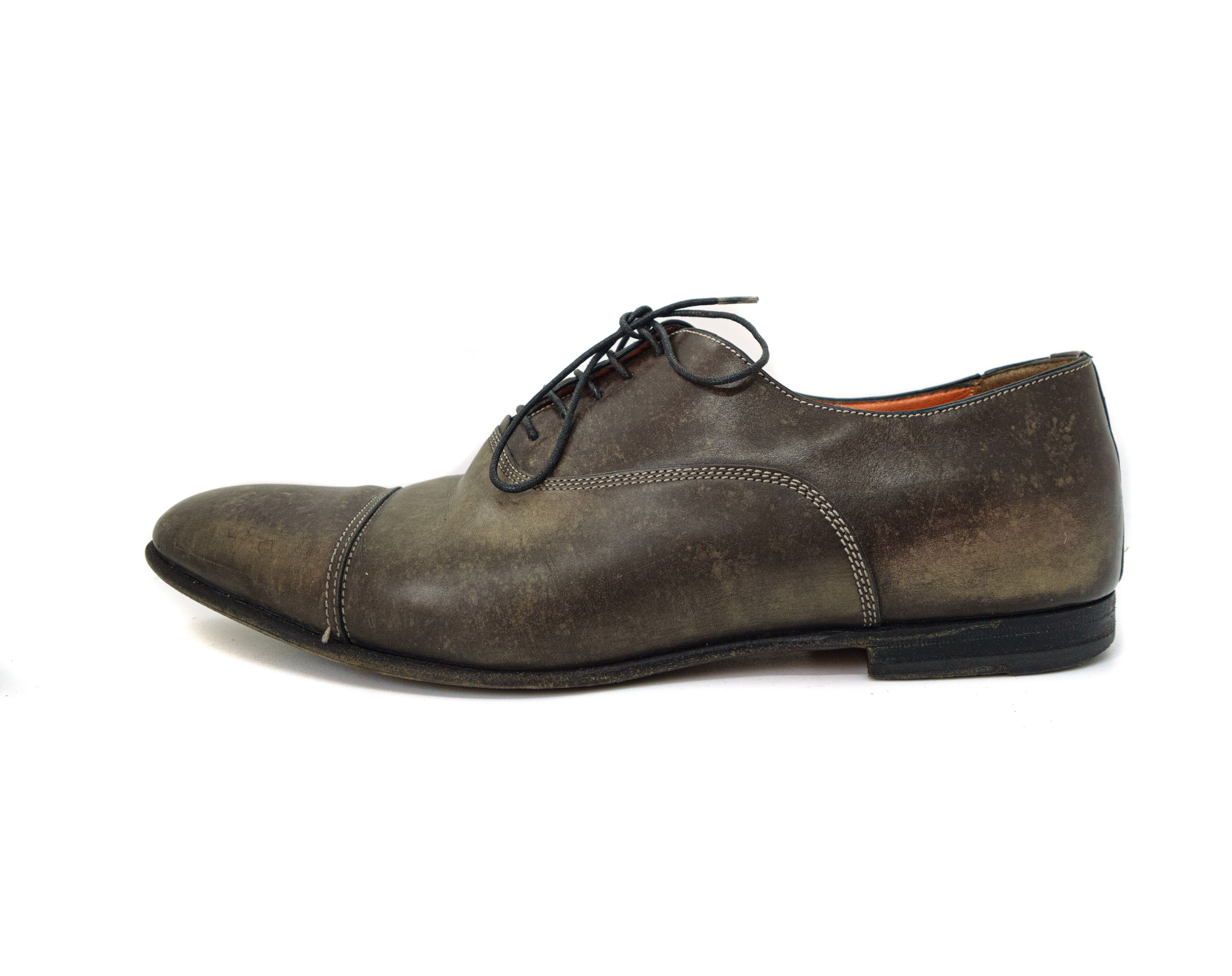 Santoni Leather Formal Derby Size US 8 / EU 41 - 2 Thumbnail