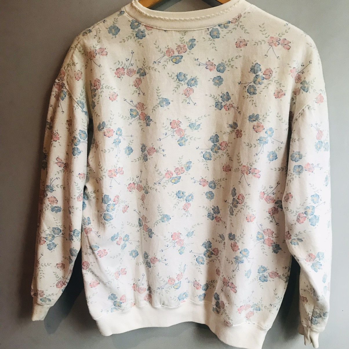 Japanese Brand × Vintage Japanese Floral AOP Sweatshirt Size US L / EU 52-54 / 3 - 5 Thumbnail