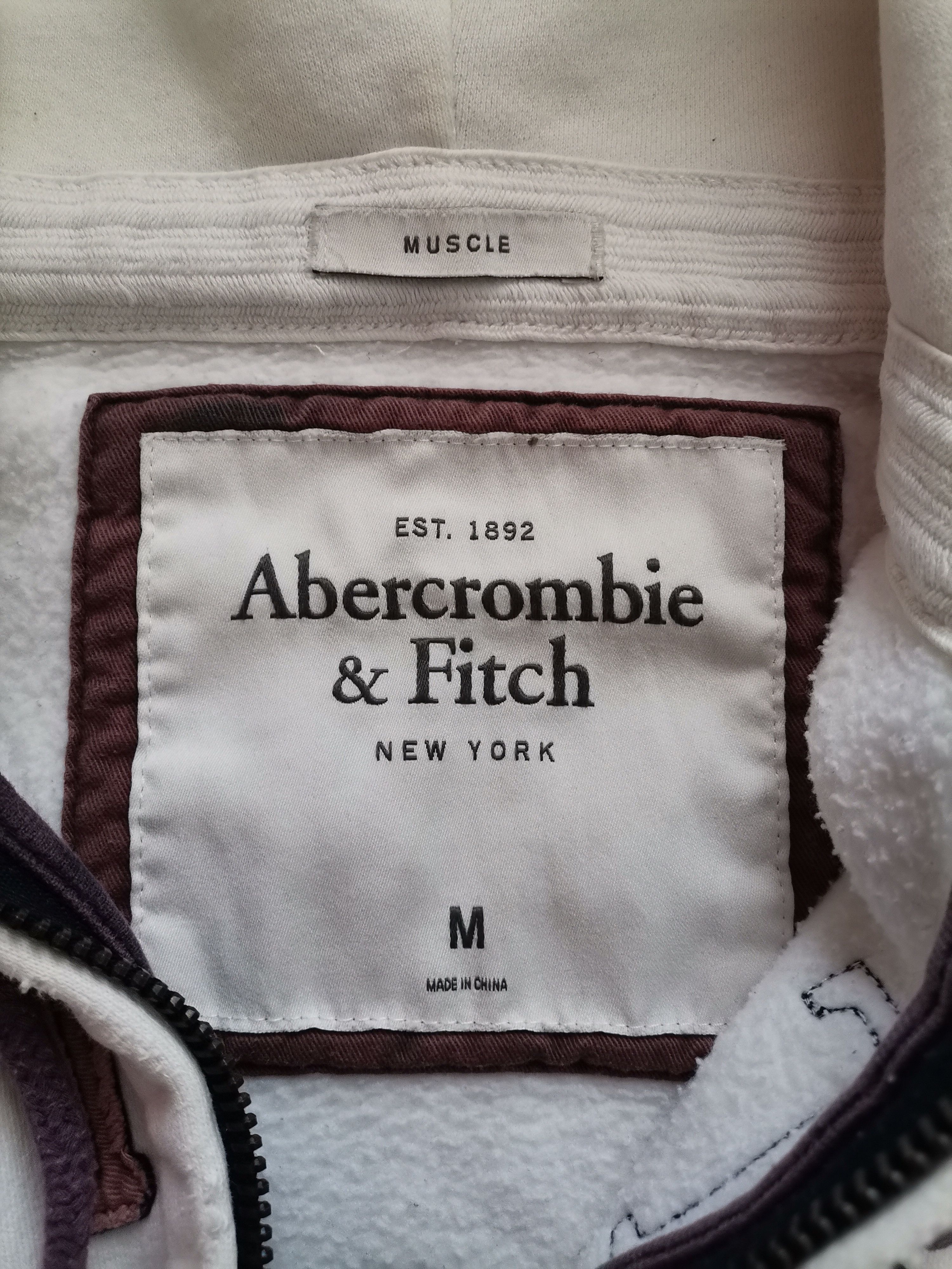 Abercrombie & Fitch Abercrombie & Fitch Distressed Zip Up Hoodie Size US M / EU 48-50 / 2 - 3 Thumbnail