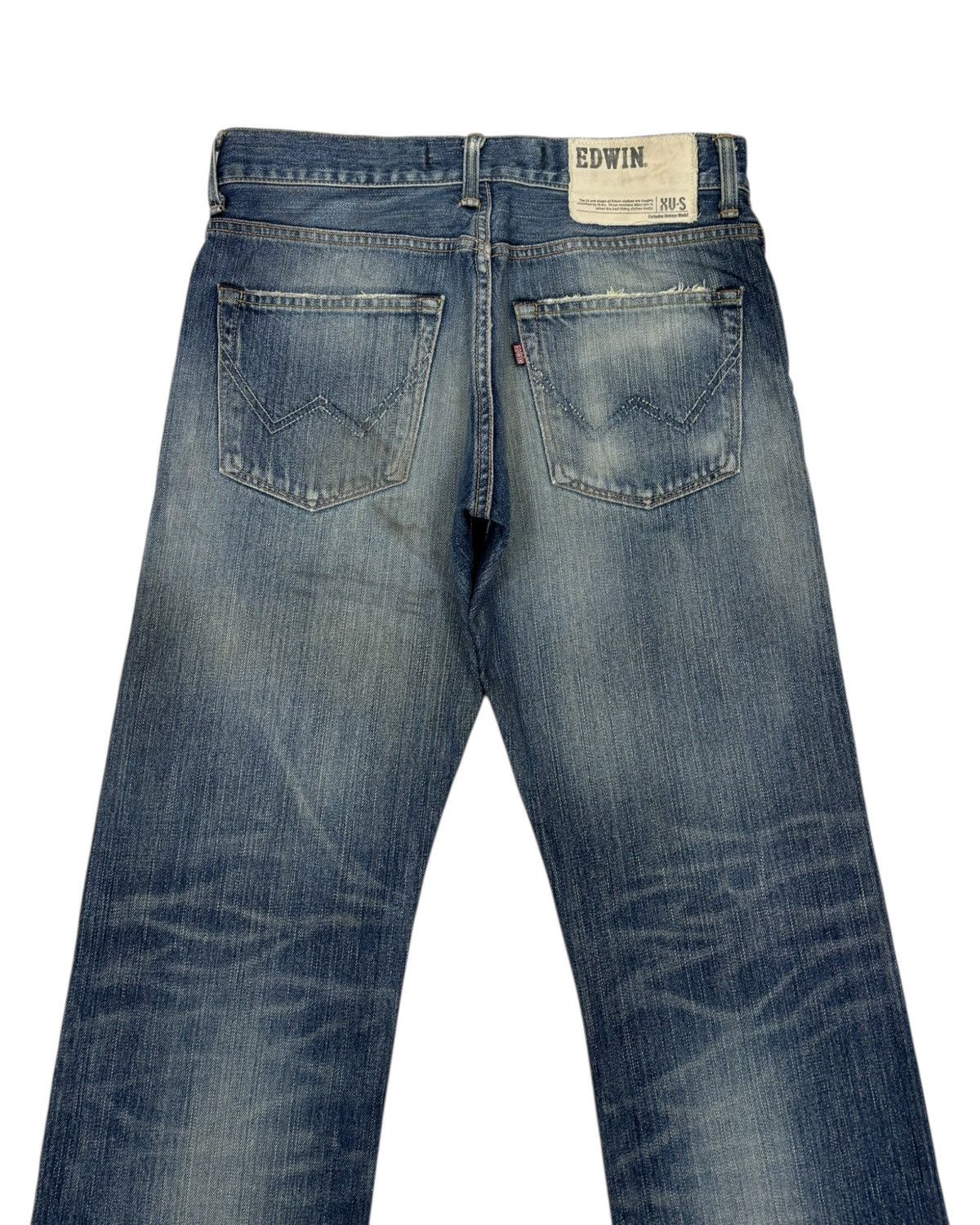 Kapital Edwin XV-S Claw Mark Japan Distressed Denim Jeans Size US 31 - 6 Thumbnail