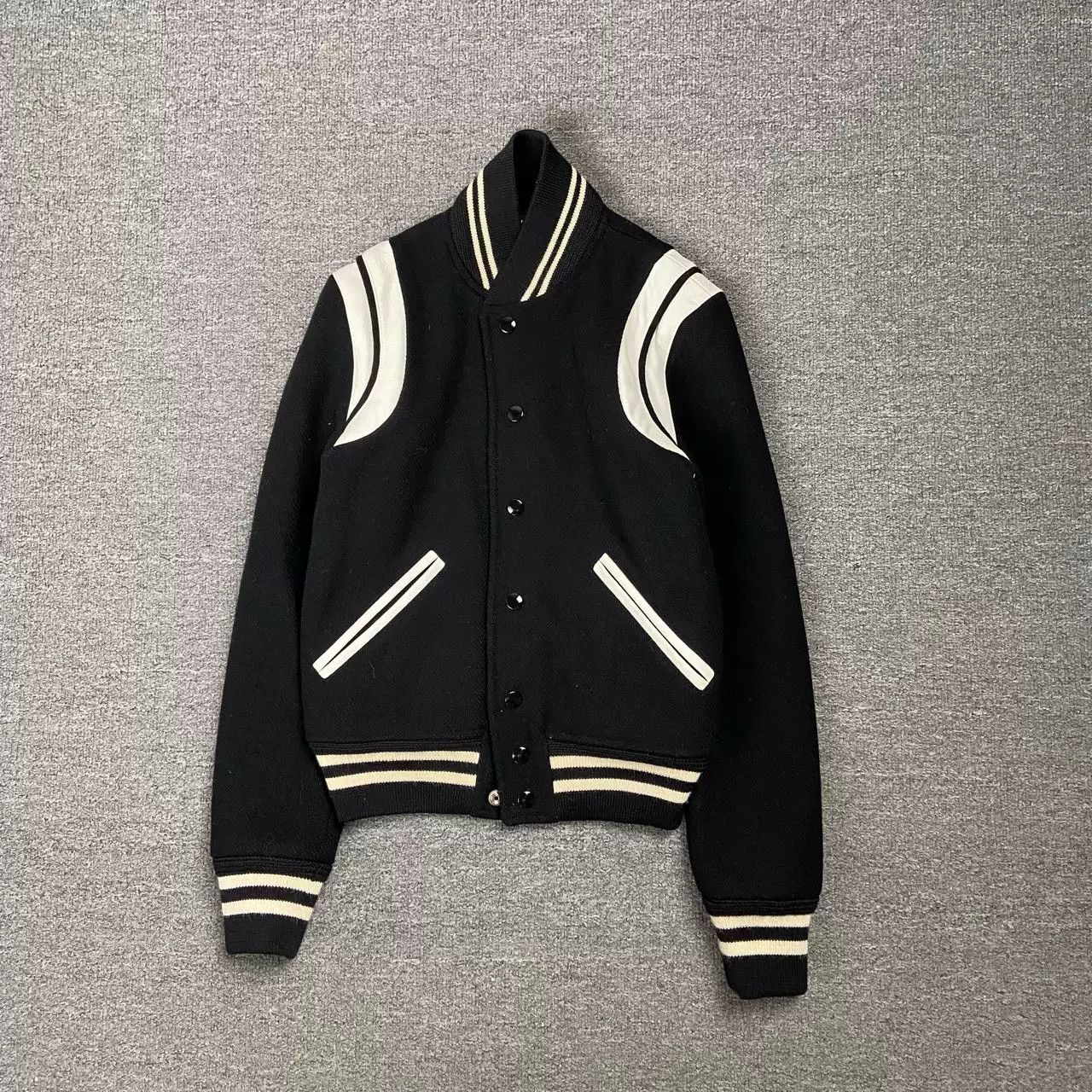 Yves Saint Laurent Saint Laurent Classic Varsity Jacket Size XXS / US 00 / IT 34 - 1 Thumbnail