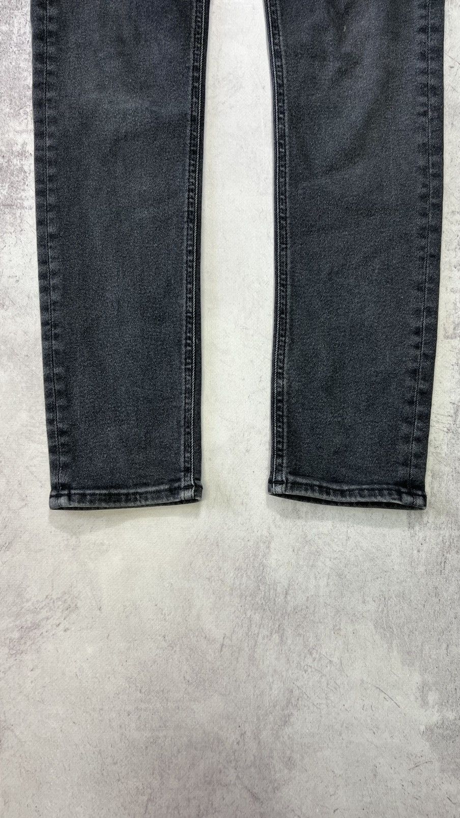 Acne Studios Acne Studios Bla Konst Peg Used blk jeans denim pants Size 29" - 3 Thumbnail