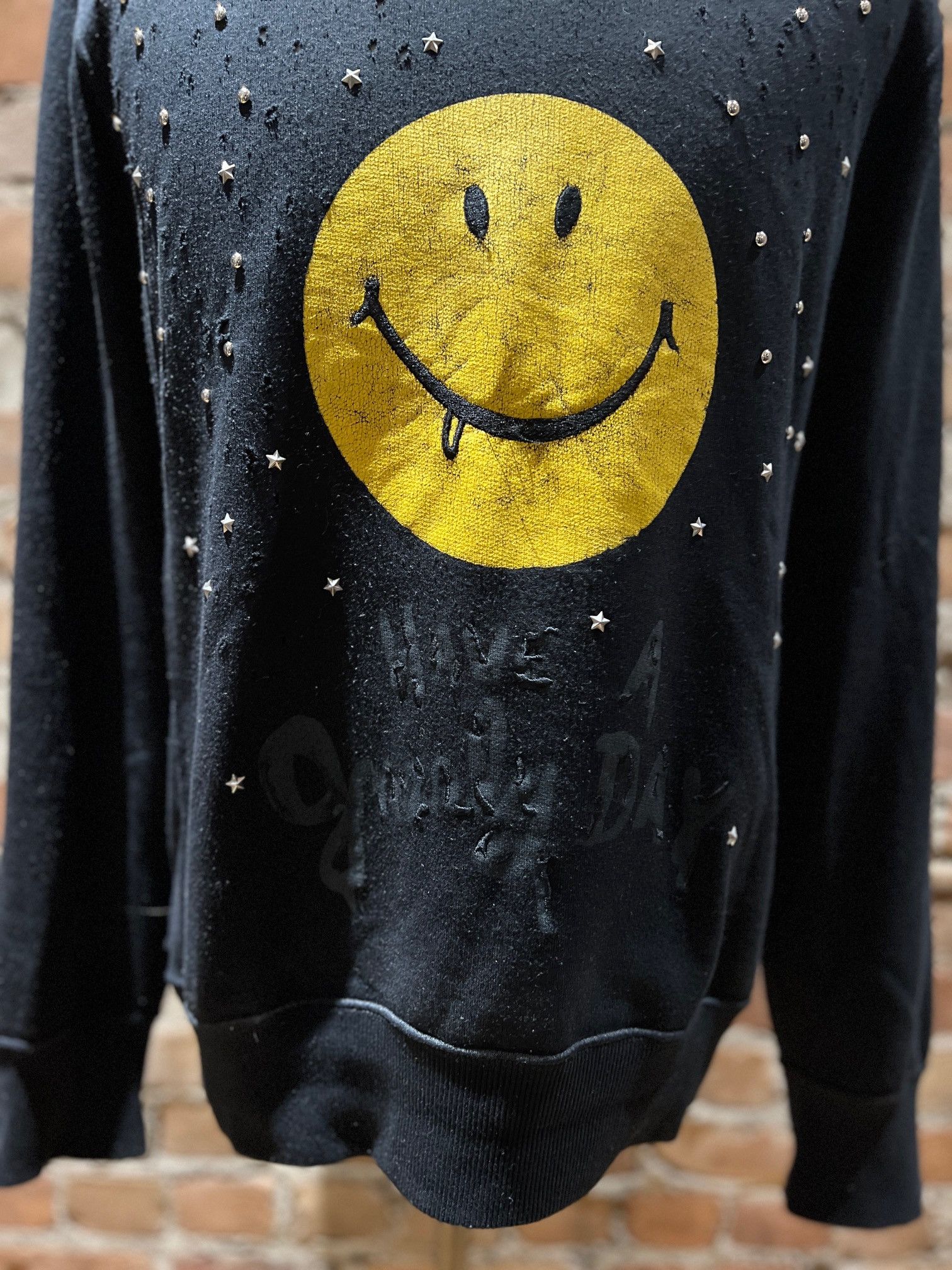 Coach Coach 1941 Embellished “Have a Groovy Day” Smiley Sweater Size US M / EU 48-50 / 2 - 5 Thumbnail