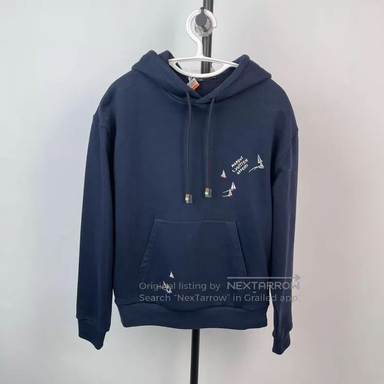 Louis Vuitton Louis Vuitton FW25 sailboat logo embroidered hooded sweats Size US XS / EU 42 / 0 - 1 Thumbnail