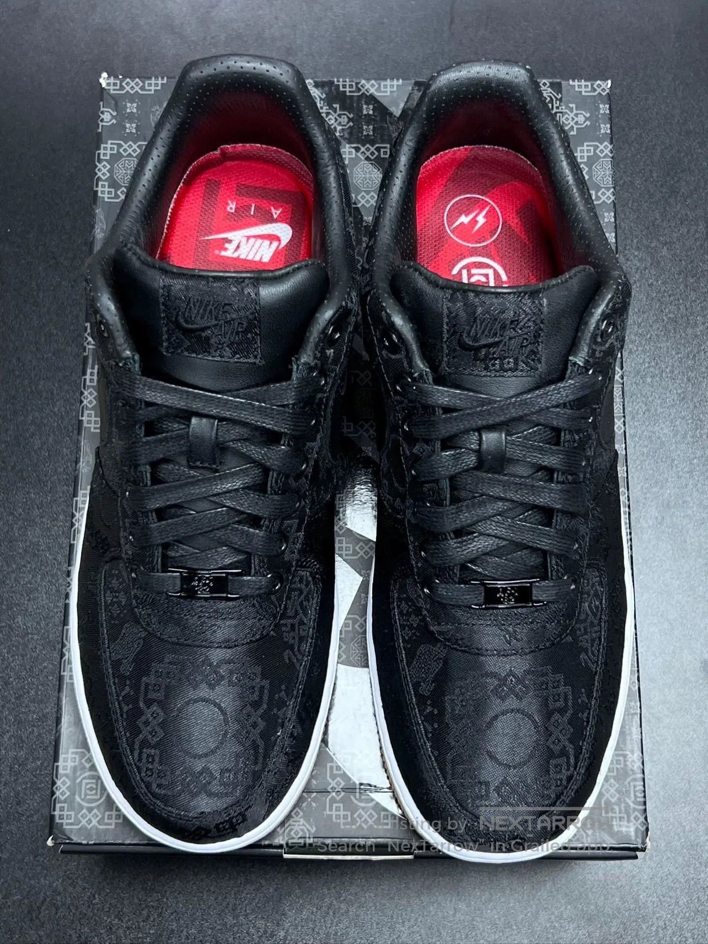 Nike nike clot black silk sneakers size 43. Size US 10 / EU 43 - 3 Thumbnail