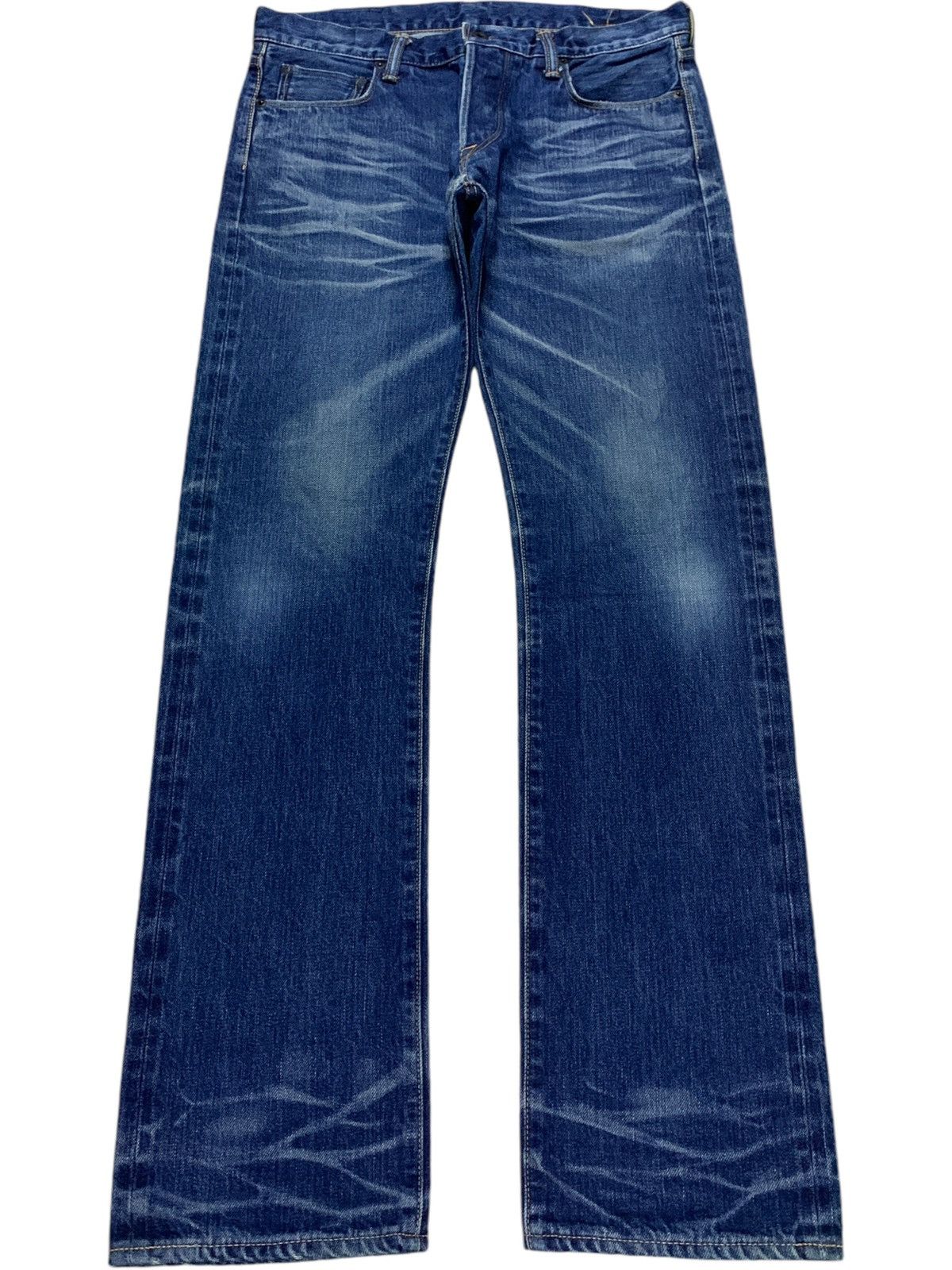 KURO Vintage Japanese Kuro Mud Wash Selvedge Jeans Size US 33 - 2 Thumbnail