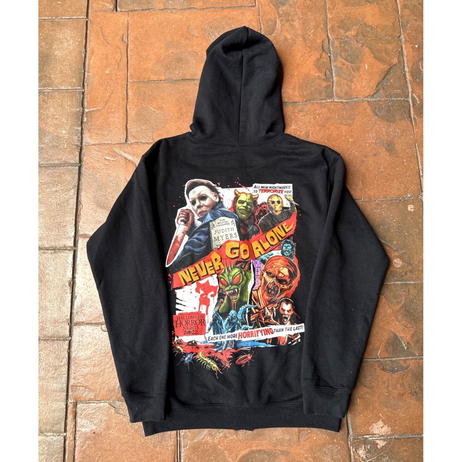 Vintage VINTAGE Universal Studios Halloween Horror Nights 2022 Micheal Myers Zip Up Hoodie Small Size US S / EU 44-46 / 1 - 2 Thumbnail