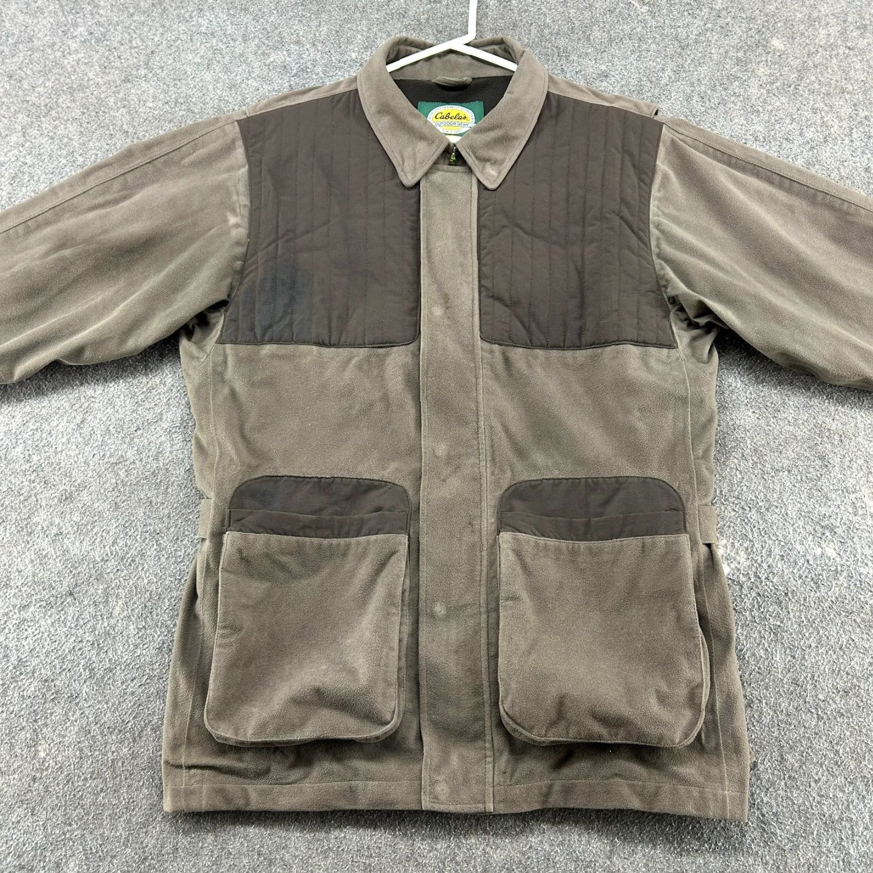 Vintage Cabela's Jacket Mens M Brown Full Zip Hunting Outdoor Polyester 80s 90s Pockets Size US M / EU 48-50 / 2 - 3 Thumbnail