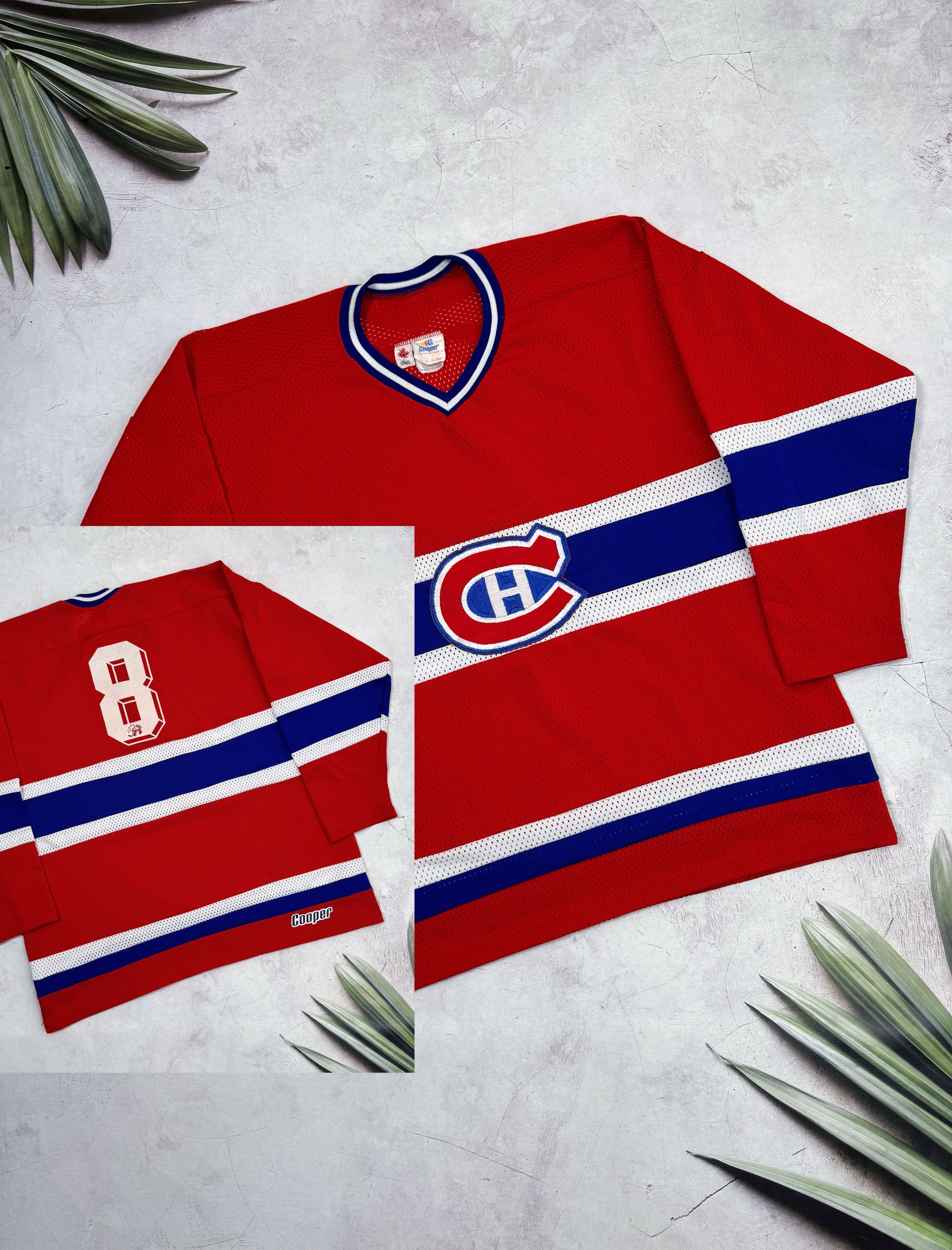 Cooper × NHL Vintage Montreal Canadians Hockey Jersey NHL #8 by Cooper Size US L / EU 52-54 / 3 - 1 Thumbnail