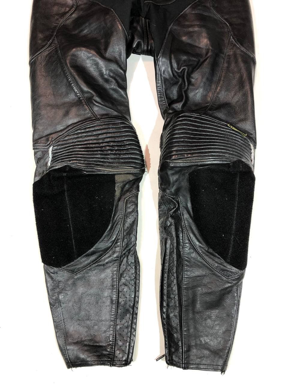 Leather Race Line Moto Biker Leather Pants Vintage Size US 30 / EU 46 - 3 Thumbnail
