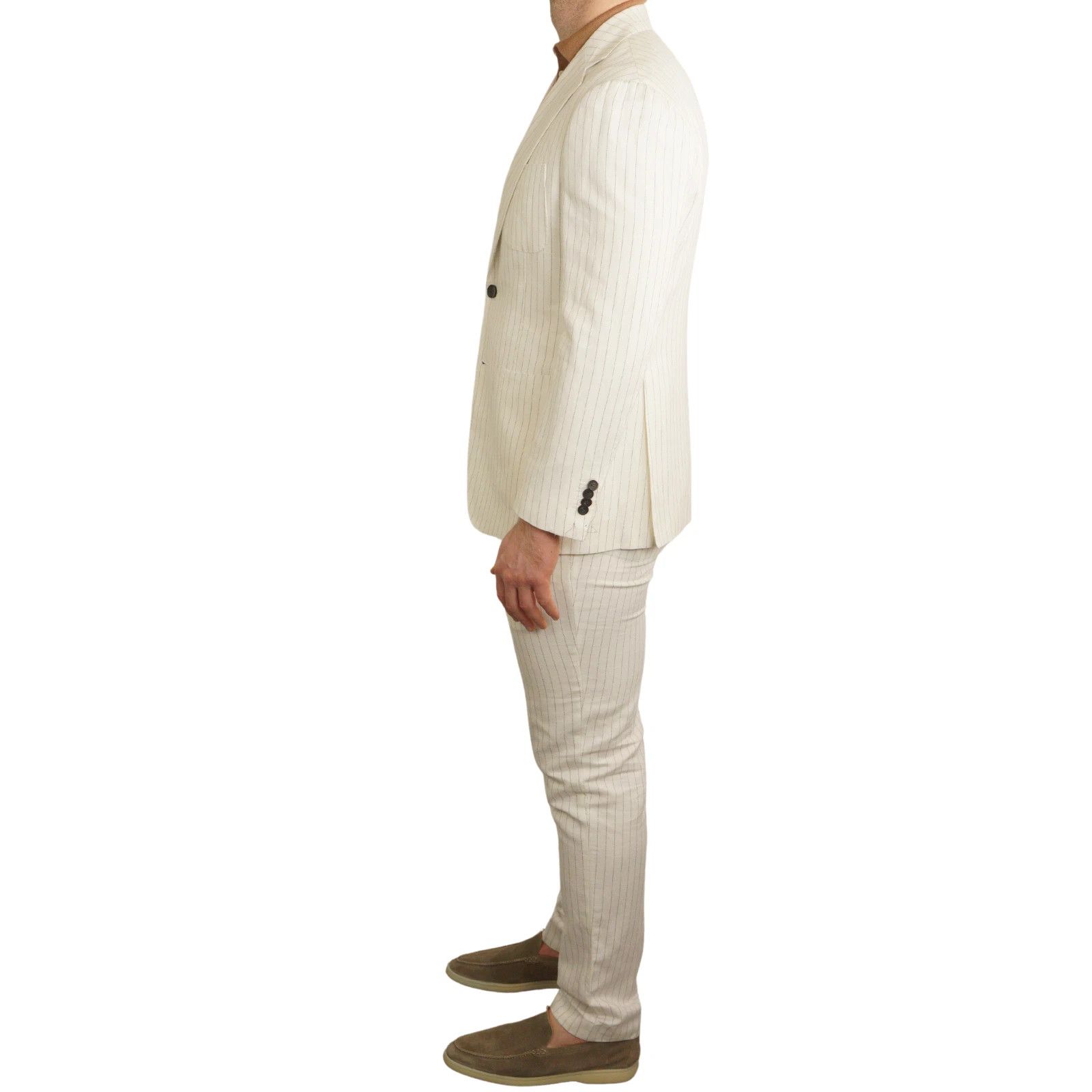 Suitsupply Men Suitsupply 3 Piece Suit Havana Baird Mcnut Irish US42 Size 42R - 4 Thumbnail