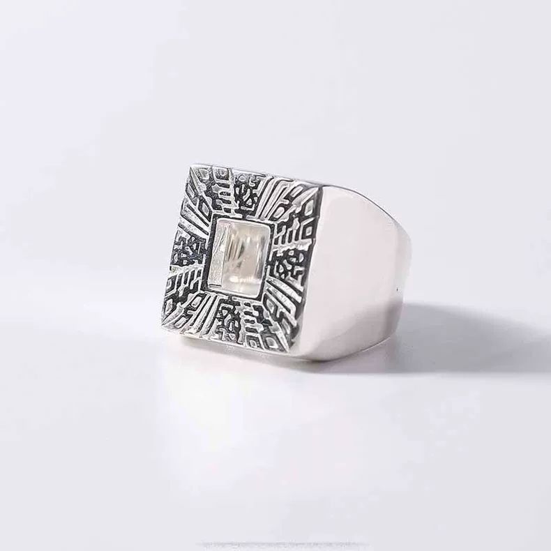 Jewelry Vintage Jewelry Rings Open Size Chrome Ring (Size 7-13) Size ONE SIZE - 6 Thumbnail