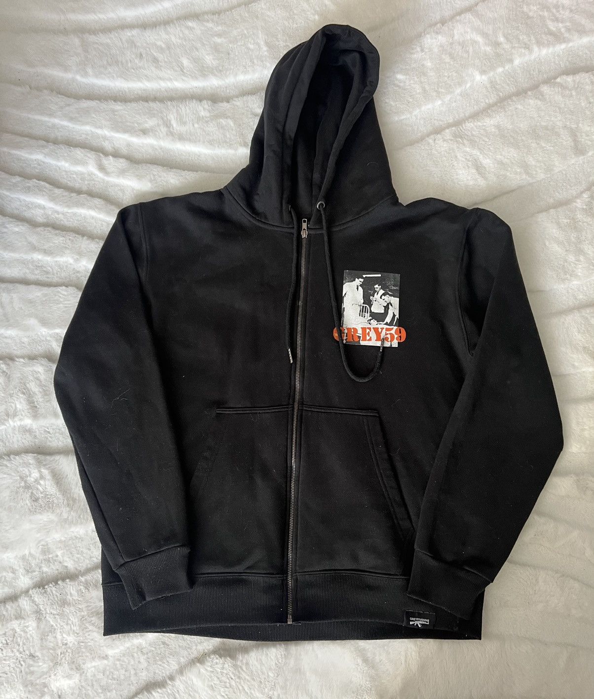 Fuck The Population × G59 Records Grey 59 zip up (black) Size US L / EU 52-54 / 3 - 1 Thumbnail