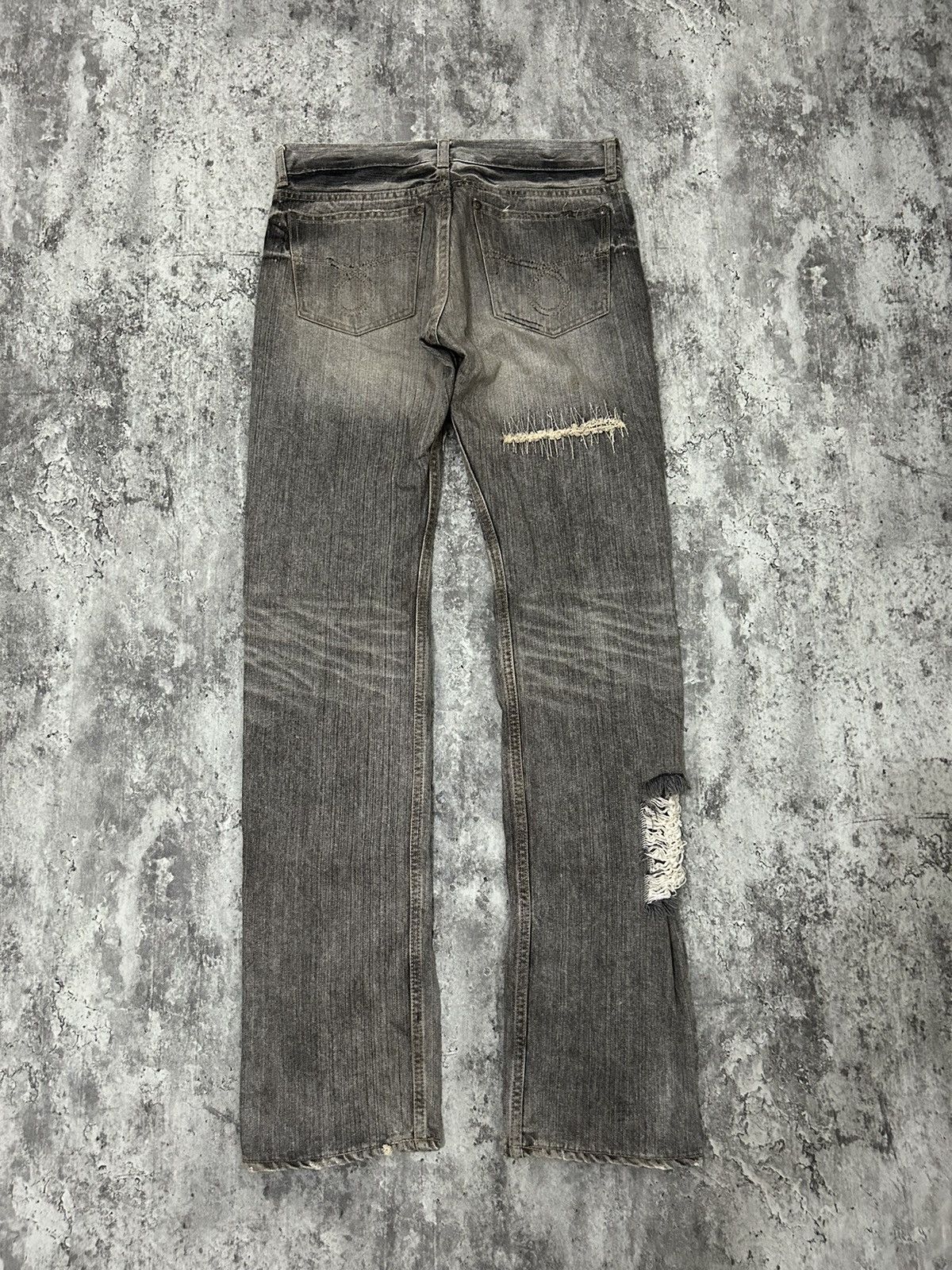 Japanese Brand Ego Tripping Japan Distressed Denim Pants Size US 30 / EU 46 - 4 Thumbnail
