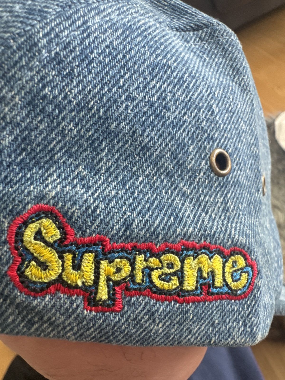 Supreme denim supreme panel cap Size ONE SIZE - 2 Thumbnail