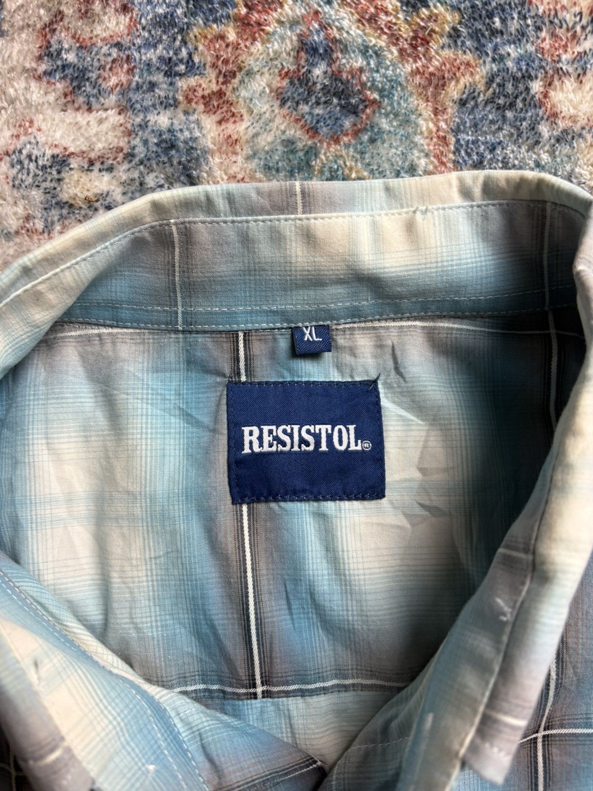 Other Vintage Resistol Western Plaid Button-up Shirt Size XL Size US XL / EU 56 / 4 - 3 Thumbnail