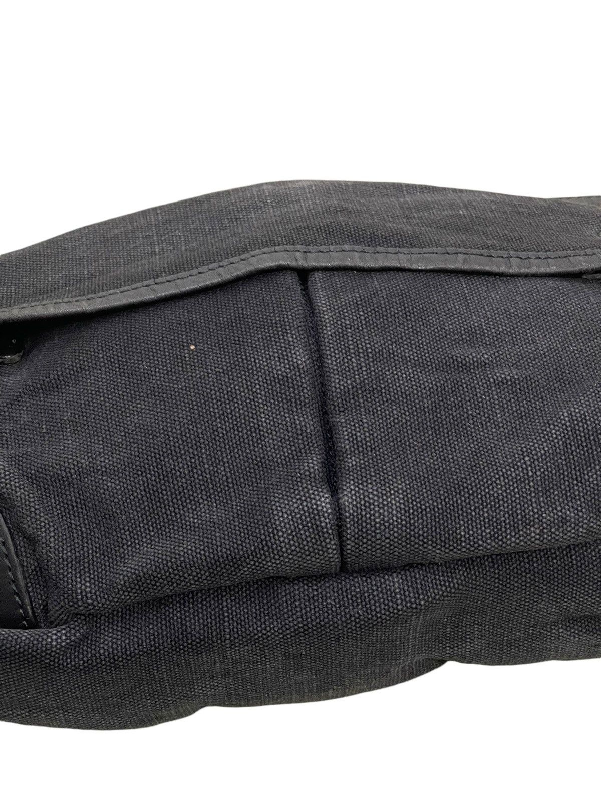Japanese Brand Leather Cotton Canvas Birkenstock x Grips Cross Body Bag 5🟩 Size ONE SIZE - 6 Thumbnail