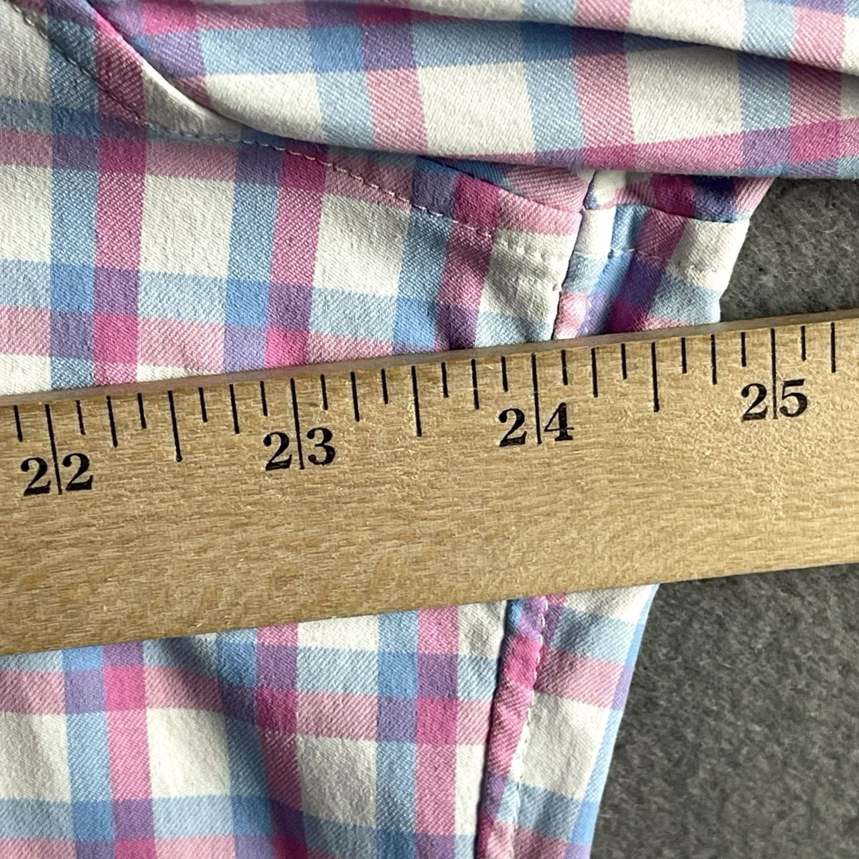 Bonobos Bonobos XL Button-Up Shirt Men Long Sleeve Check Blue Pink Preppy Standard Fit Casual Casual Wear Size US XL / EU 56 / 4 - 6 Thumbnail