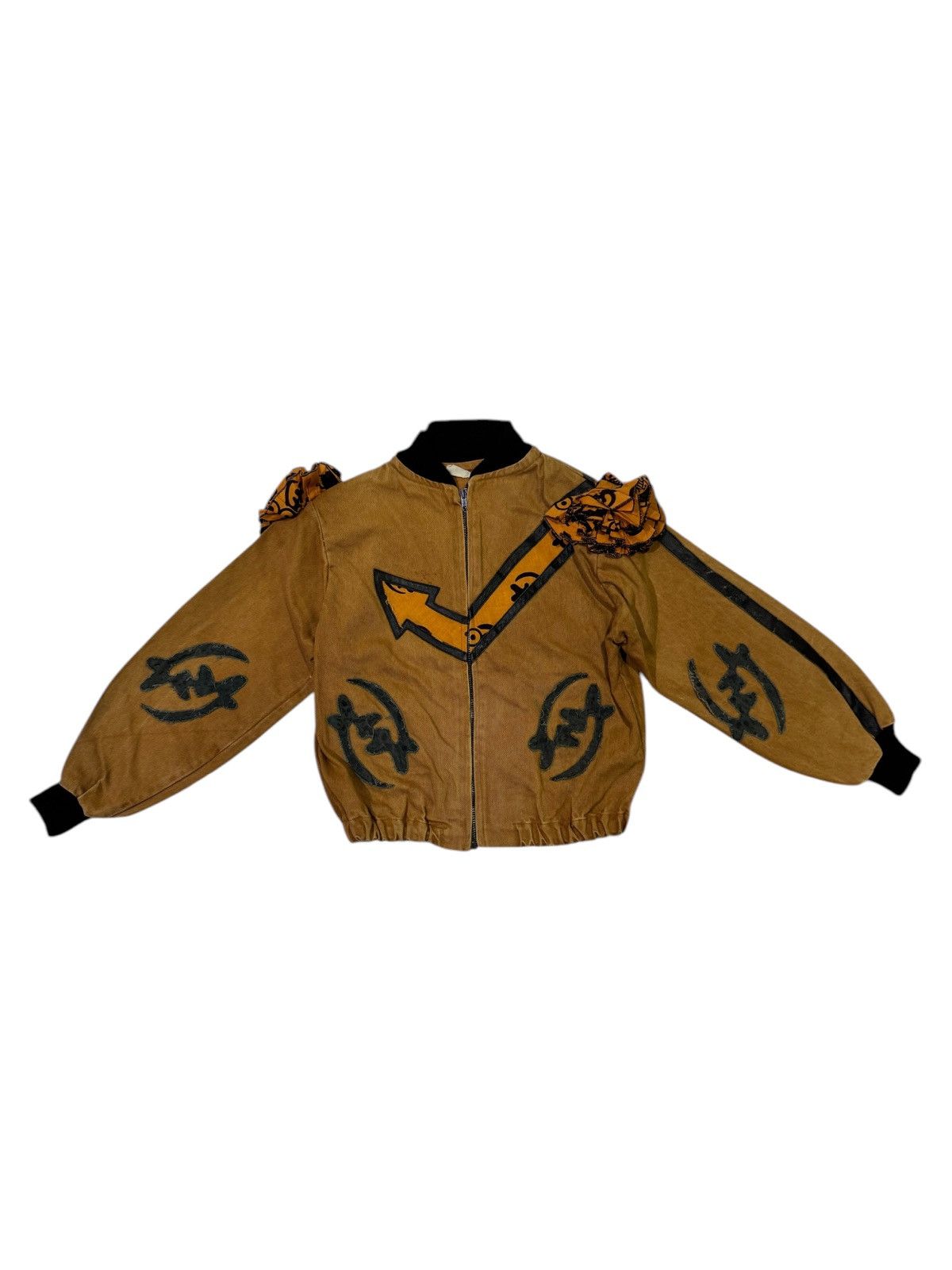 Vintage VERY RARE VINTAGE JACKET CROP VERONICA SEGERS REWORK Size S / US 4 / IT 40 - 2 Thumbnail