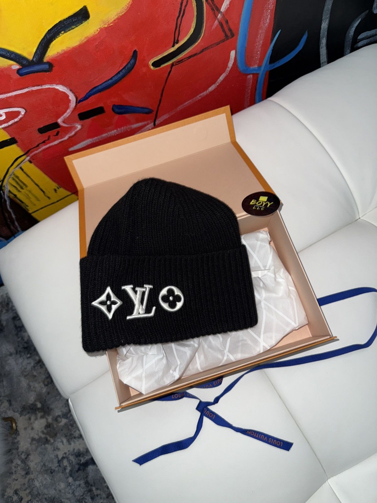 Louis Vuitton Louis vuitton wool logo beanie Size ONE SIZE - 1 Thumbnail