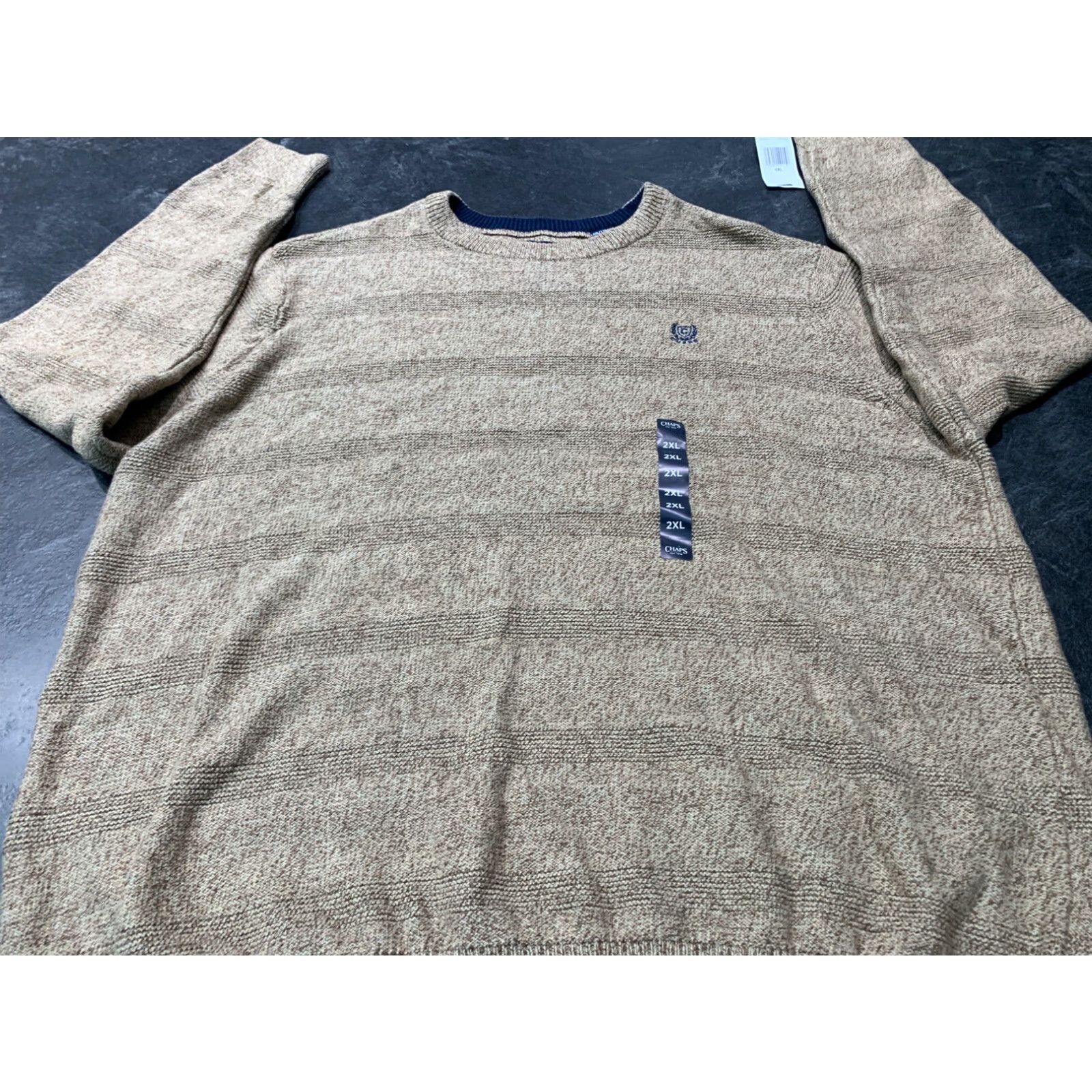 Ralph Lauren Ralph Lauren Mens Cable-Knit Sweater Pullover Beige XXL Size US XXL / EU 58 / 5 - 1 Thumbnail