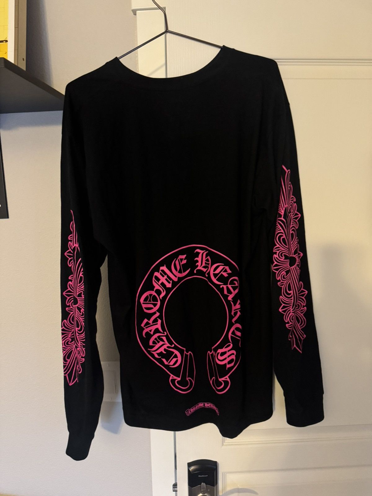 Chrome Hearts Chrome heaters pink horseshoe floral long sleeve Size US XL / EU 56 / 4 - 1 Thumbnail
