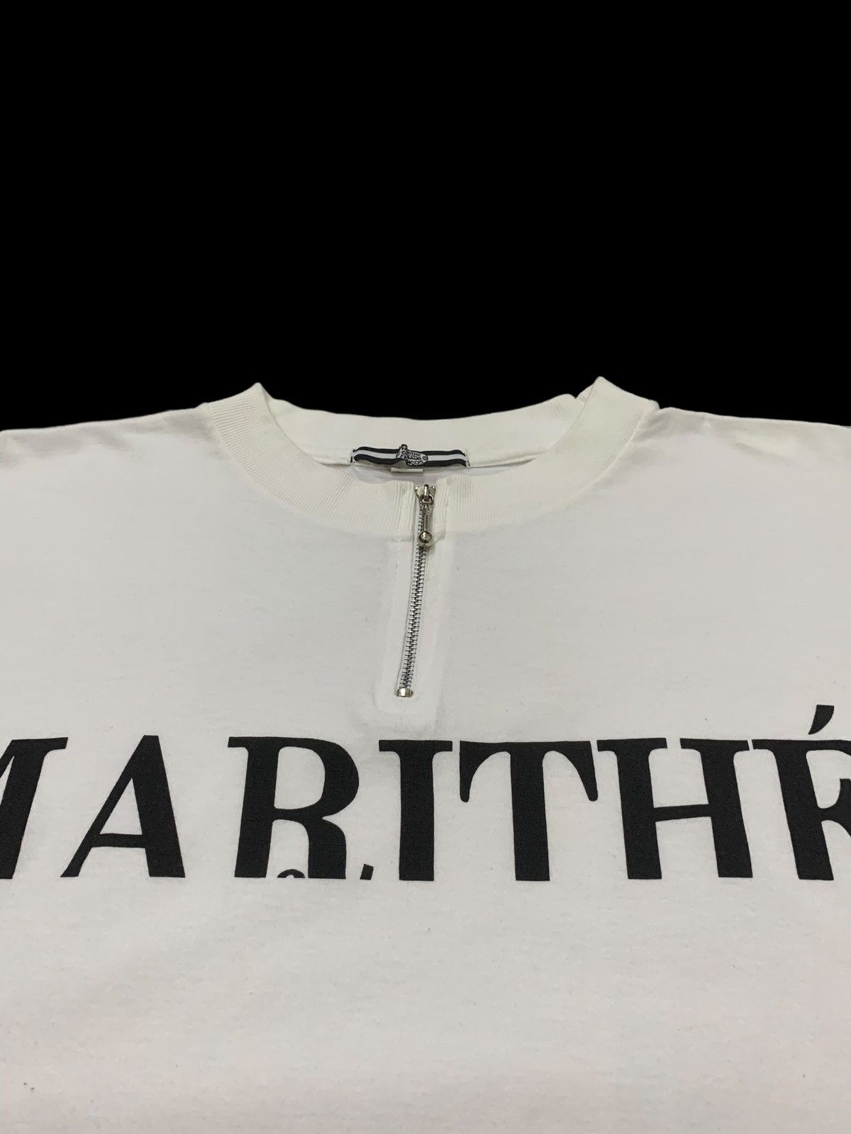 20471120 × Marithe + Francois Girbaud Marithe Francois Girbaud Trompeil Zipper Neck TShirt Size US L / EU 52-54 / 3 - 6 Thumbnail