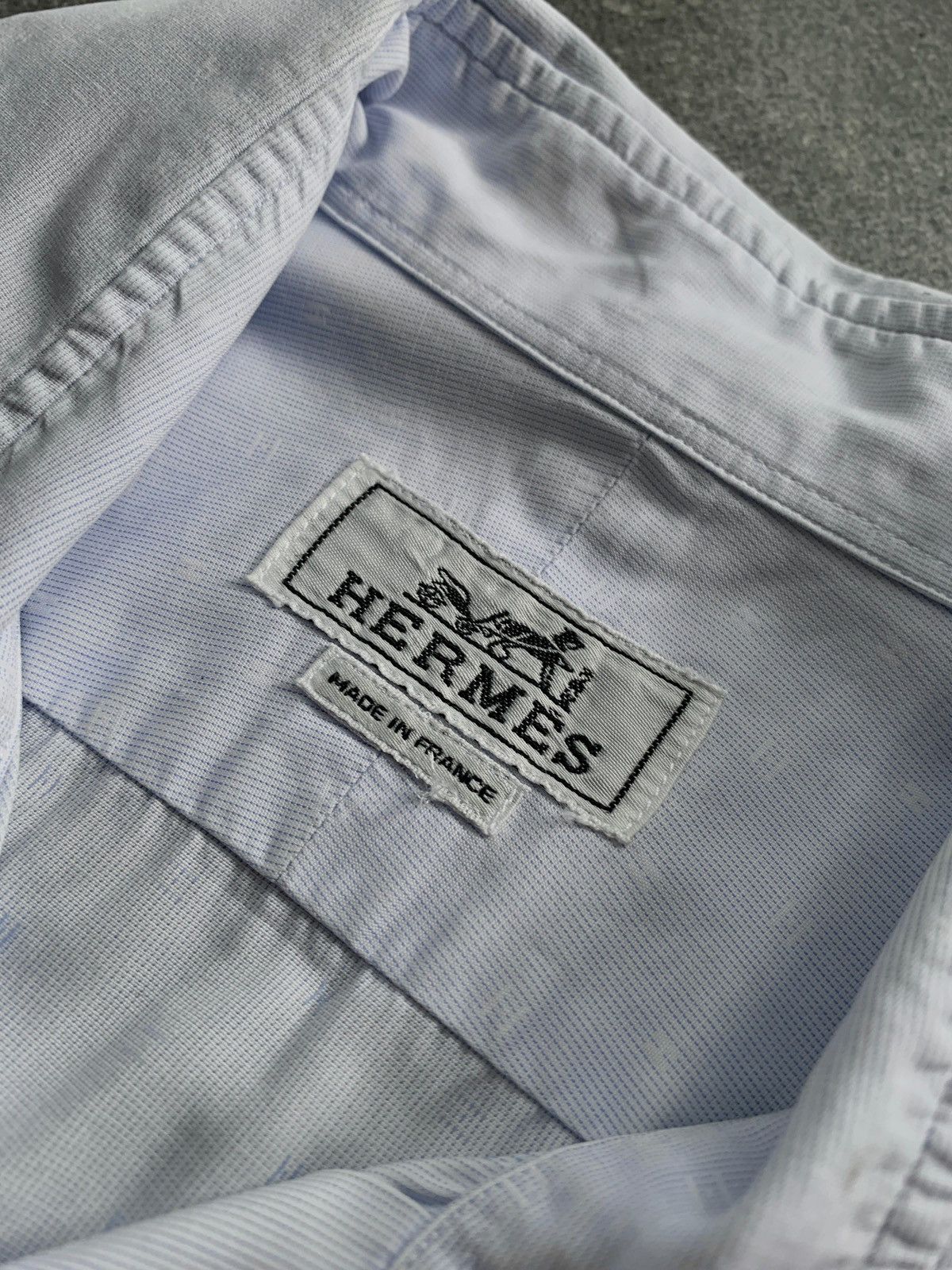 Hermes FREE TAX! 2000s Mini Monogram Shirts Size US M / EU 48-50 / 2 - 6 Thumbnail