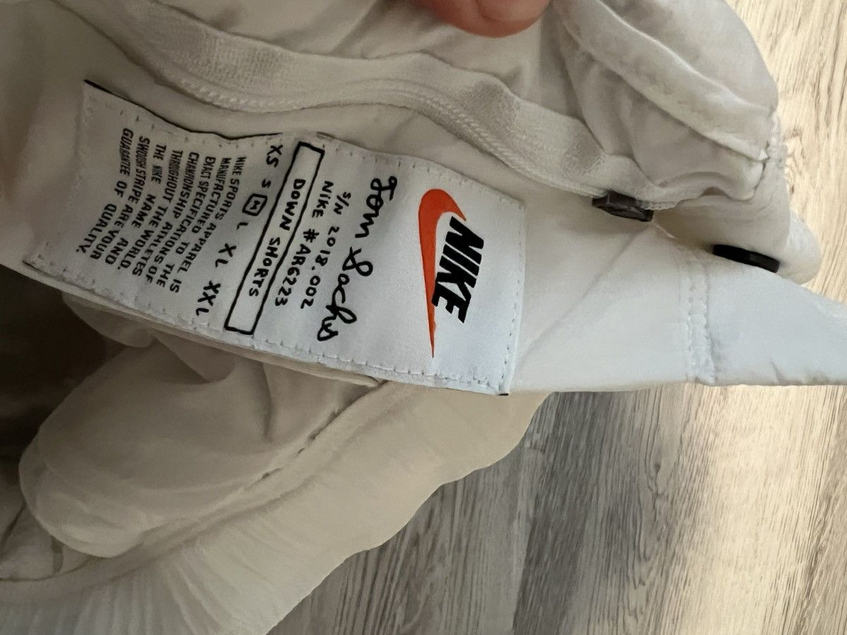 Nike × Tom Sachs Nike x Tom Sachs White Puffer Shorts Sz M Size US 32 / EU 48 - 4 Thumbnail