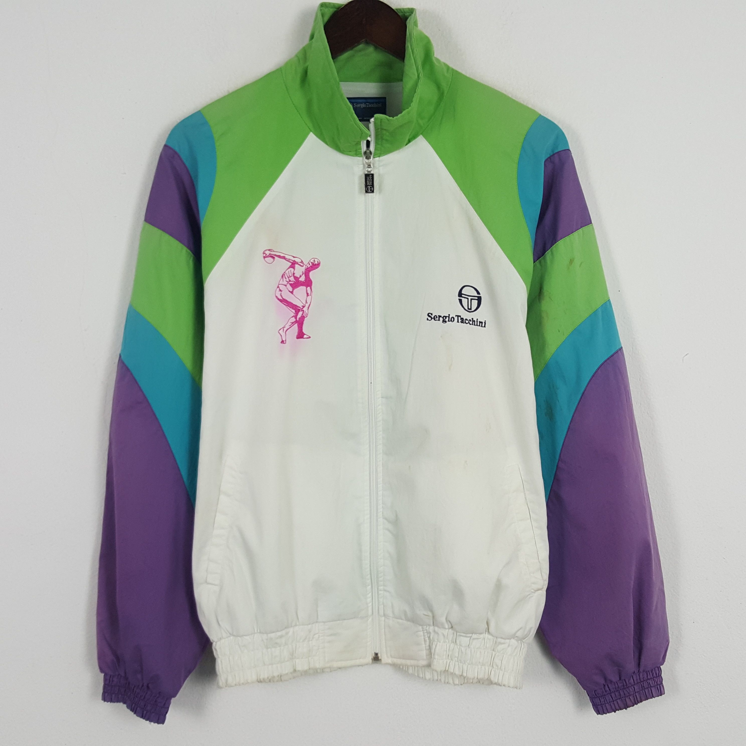 Sergio Tacchini × Vintage Vintage Sergio Tacchini Sport Jacket Size US L / EU 52-54 / 3 - 1 Thumbnail