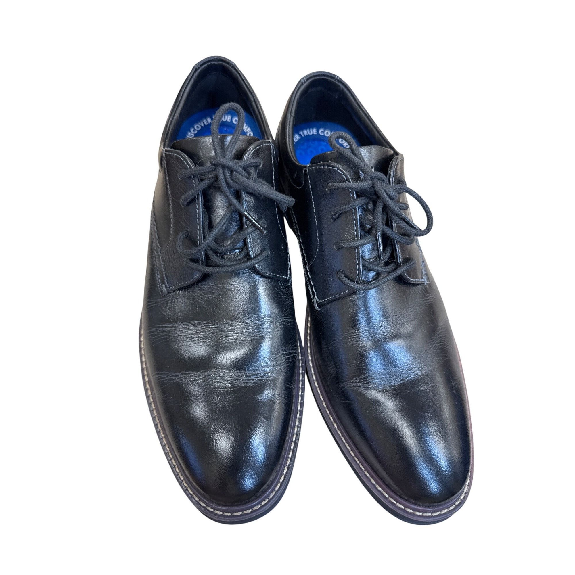 Nunn Bush Nunn Bush Mens Black Leather Oxford Dress Shoes Size 9M SKU Size US 9 / EU 42 - 11 Thumbnail
