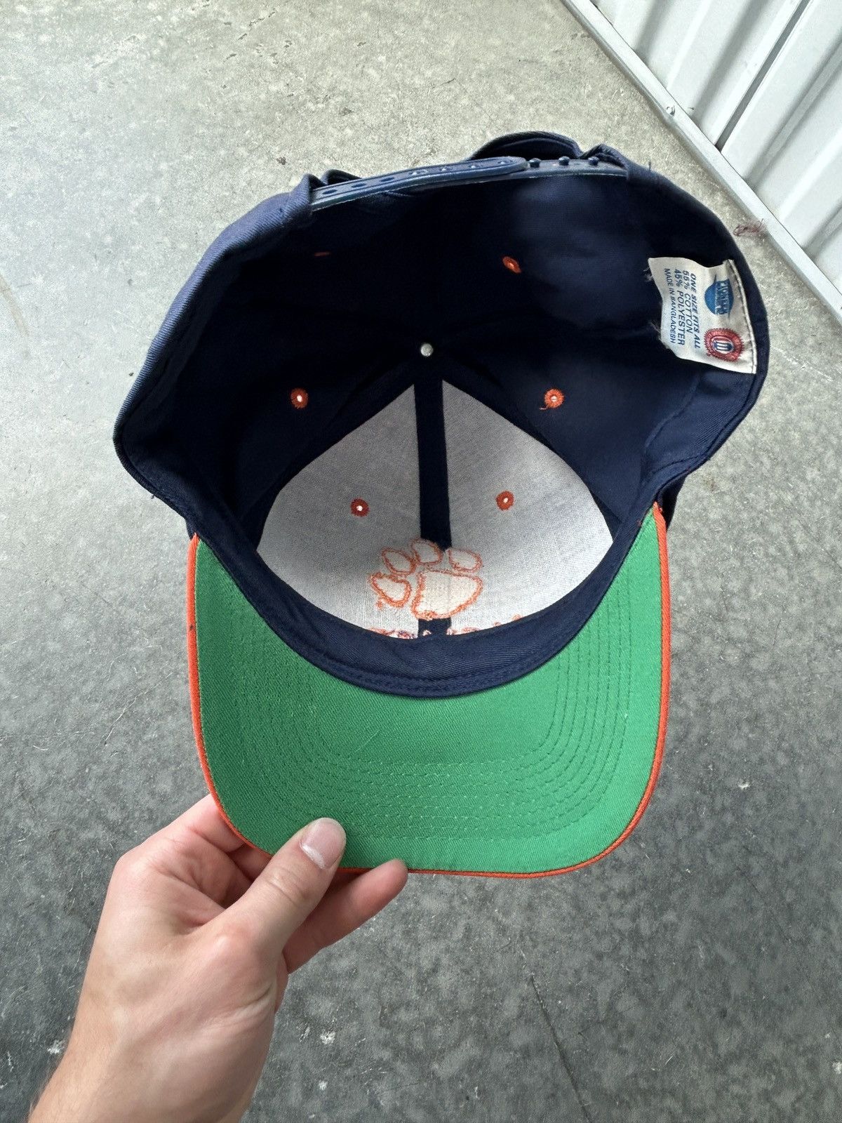 Vintage Vintage Y2K Clemson Tigers Logo SnapBack Hat Size ONE SIZE - 5 Thumbnail