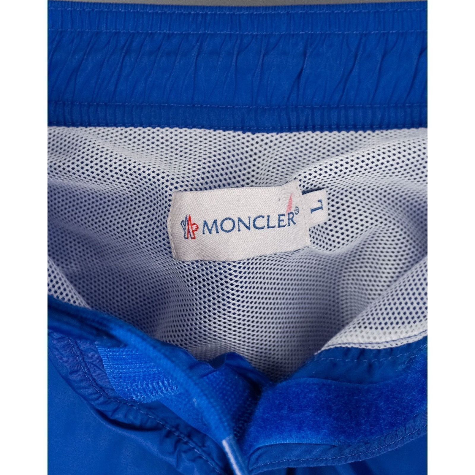 Moncler Moncler classic logo light blue nylon swim shorts Size US 34 / EU 50 - 9 Thumbnail