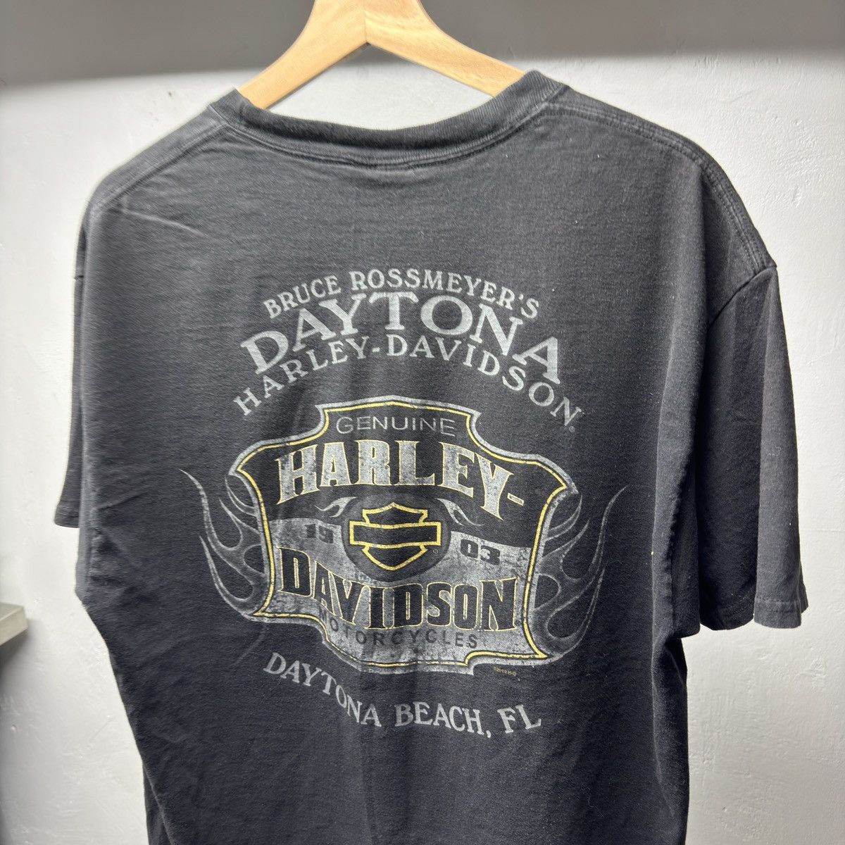 Harley Davidson Harley Davidson Lightning Pocket Shirt ERD Grunge Biker WCC Size US L / EU 52-54 / 3 - 6 Thumbnail