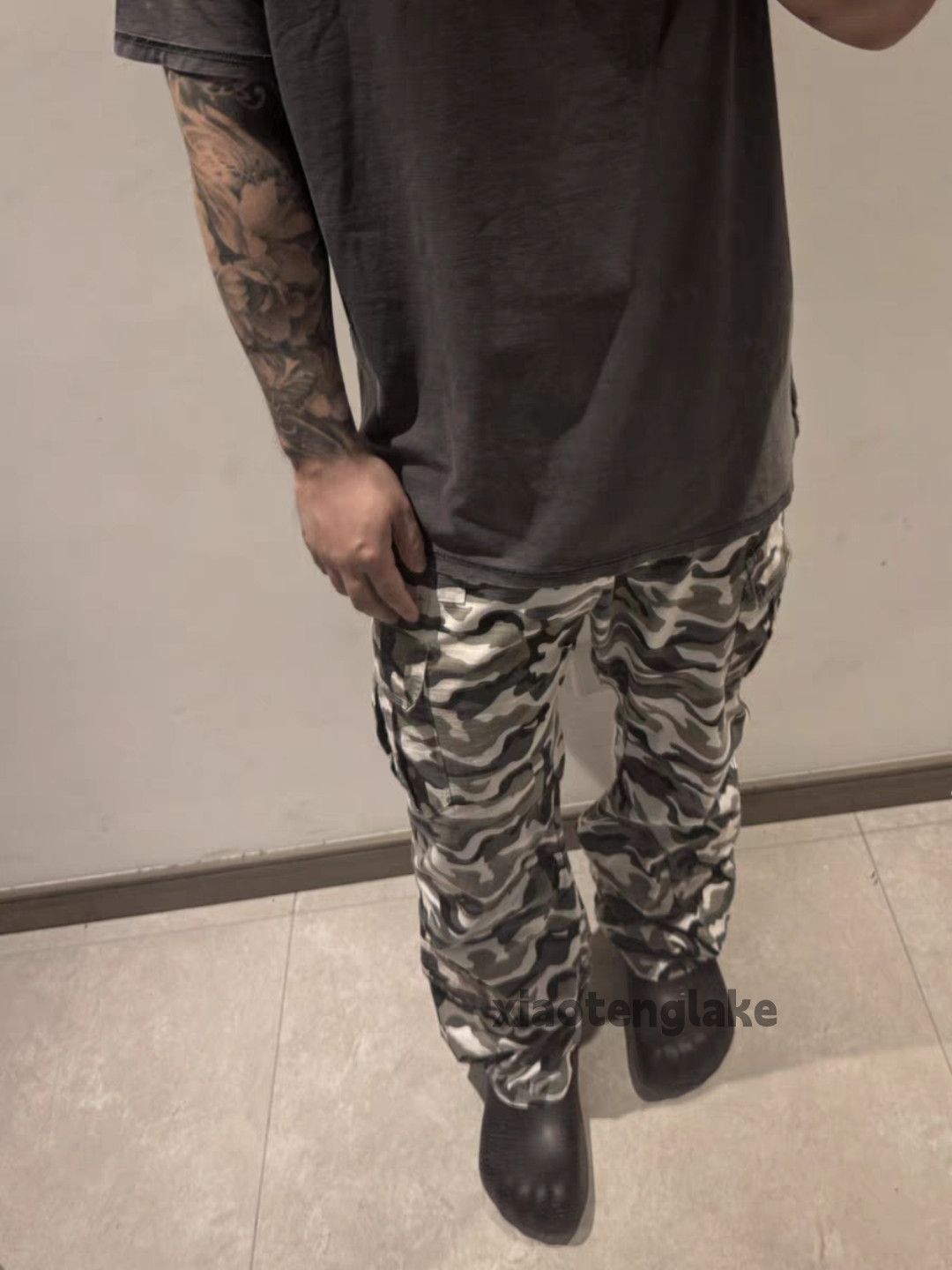 Stussy × Vintage 90's Stussy Outdoor Russian Digi Camo Cargo Pants