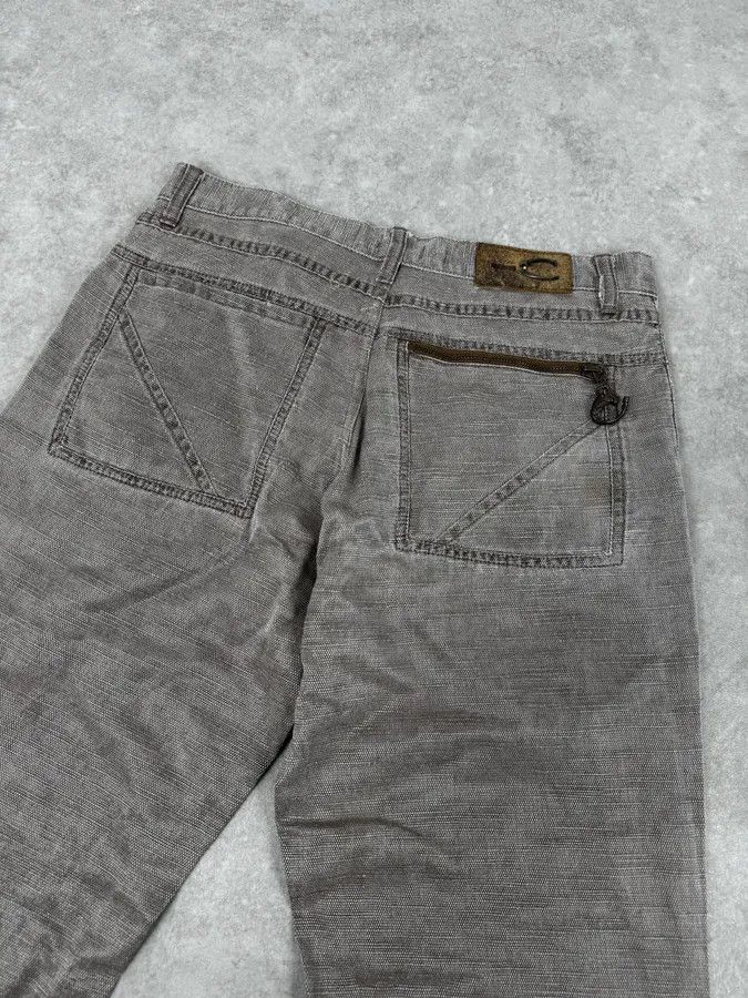 Just Cavalli SS2004 Cavalli Grey Shiny Flap Pockets Pants Size US 28 / EU 44 - 7 Thumbnail