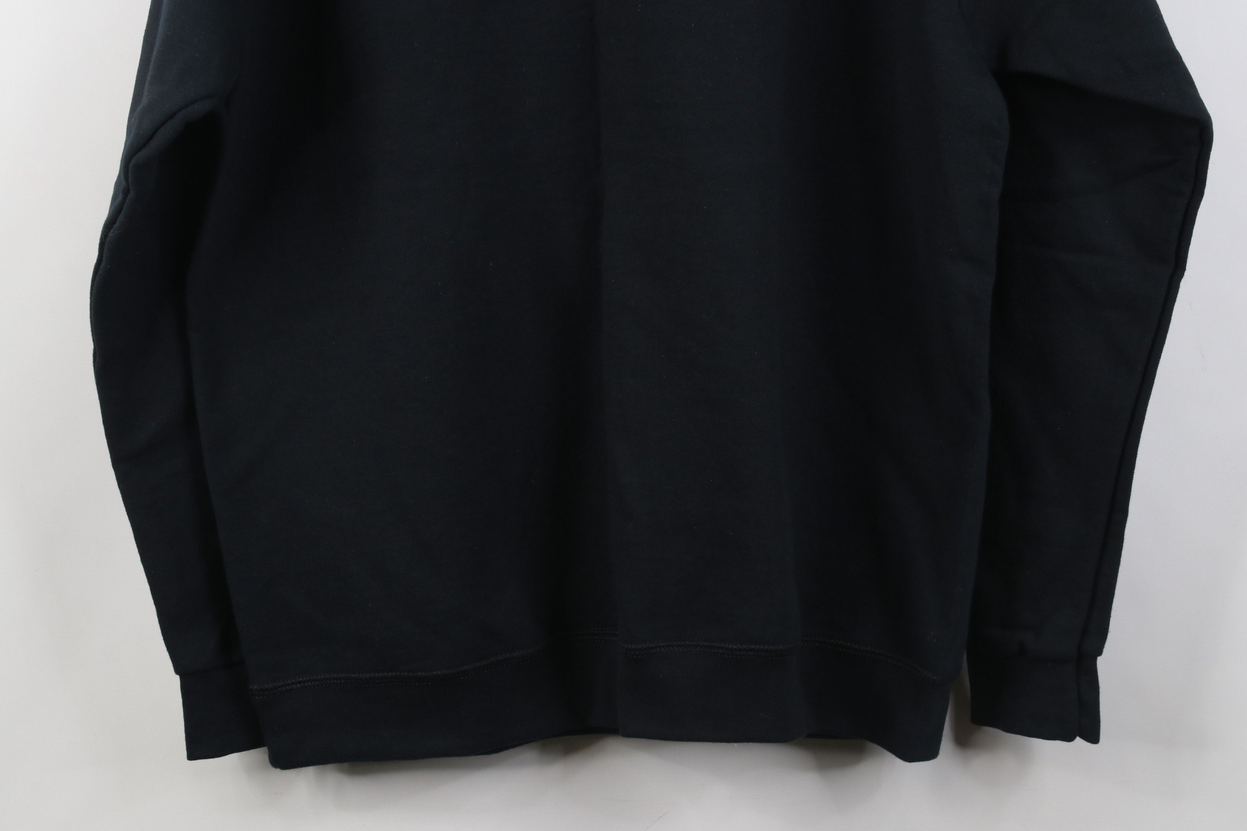 Vintage Vintage Y2K Streetwear Blank Heavy Crewneck Sweatshirt Black Size M / US 6-8 / IT 42-44 - 10 Thumbnail