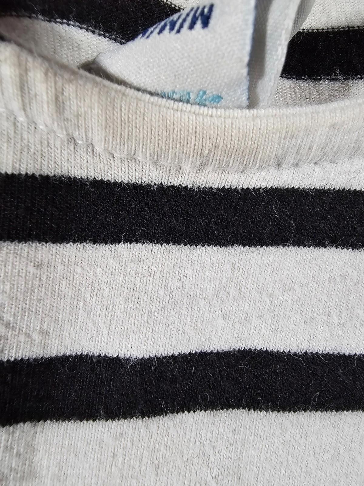 Old Navy Old Navy Women's M Black White Striped Short Sleeve Dress Size M / US 6-8 / IT 42-44 - 5 Thumbnail