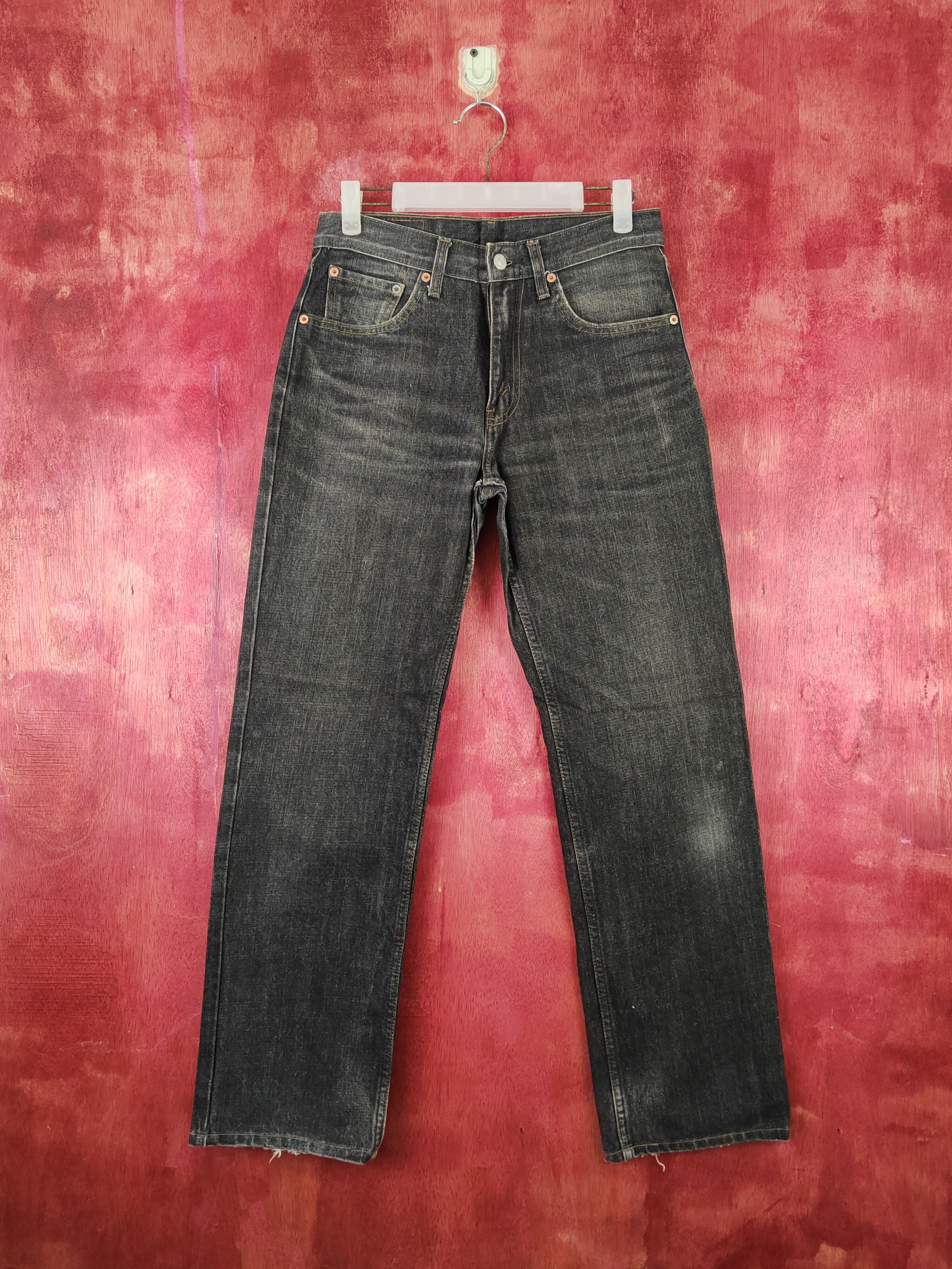 Levi's Levi's Black Distressed Ripped Jeans #S1827 Size US 29 - 1 Thumbnail