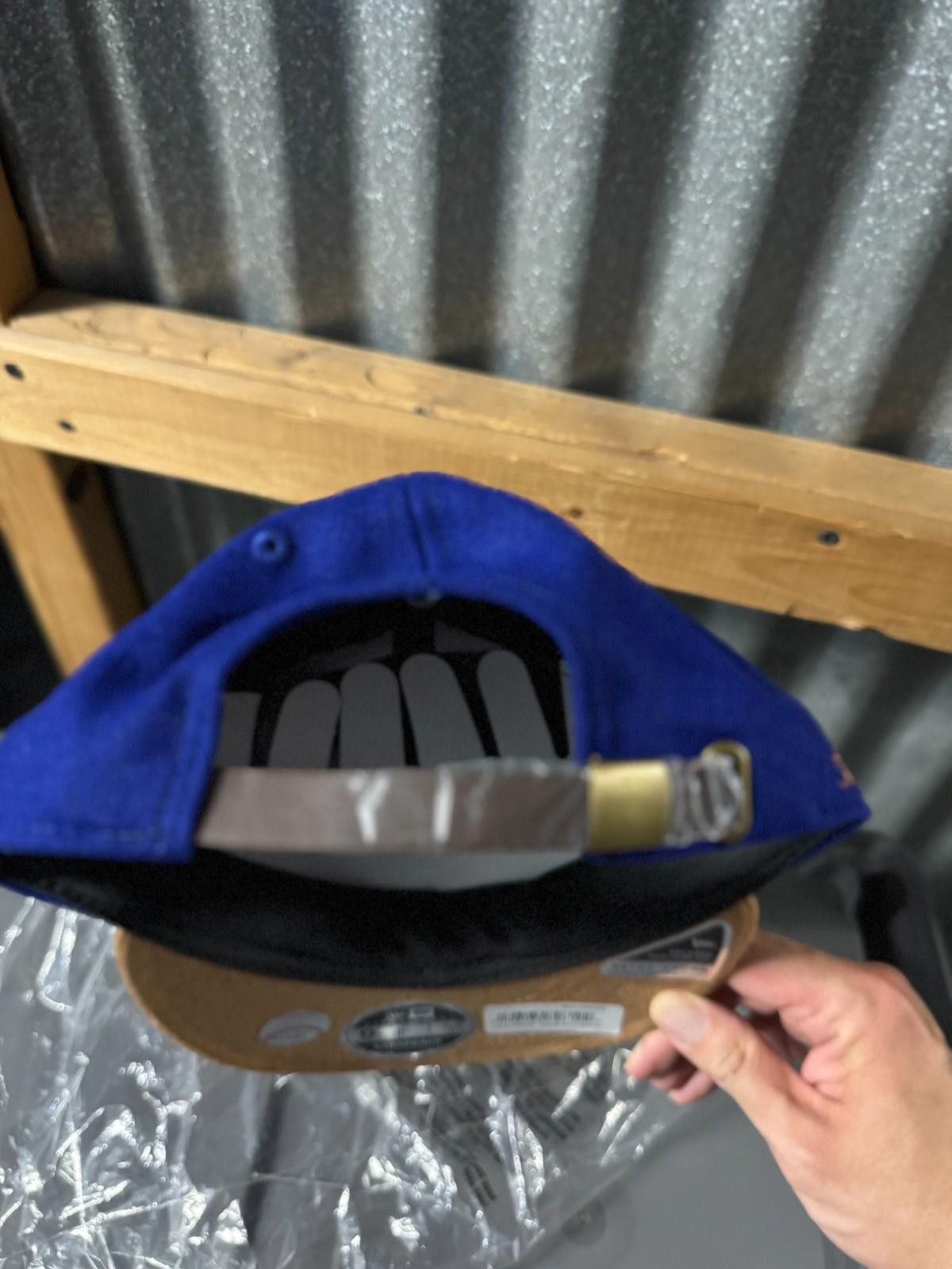 New Era Aime Leon Dore New Era Melton Wool Mets Hat Blue Size ONE SIZE - 5 Thumbnail