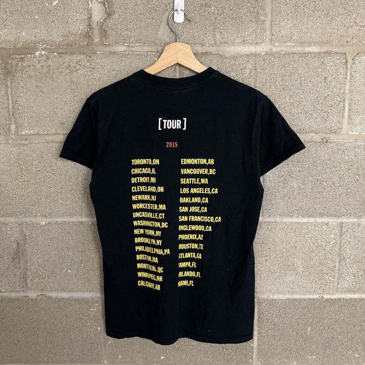 Gildan Gildan Travis Scott 2015 Concert Black Graphic Tee Men Small Size US S / EU 44-46 / 1 - 2 Thumbnail