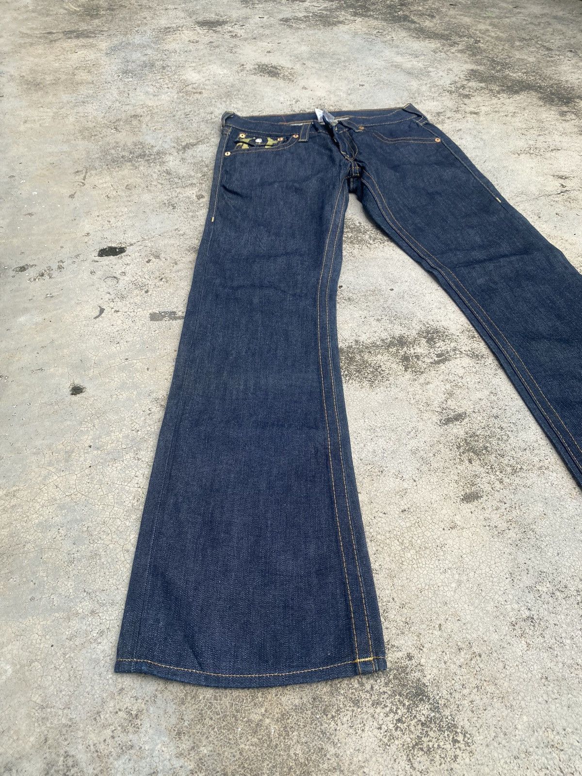 If Six Was Nine × Japanese Brand × True Religion Flare Jeans True Religion Like New Bootcut Size US 33 - 1 Thumbnail