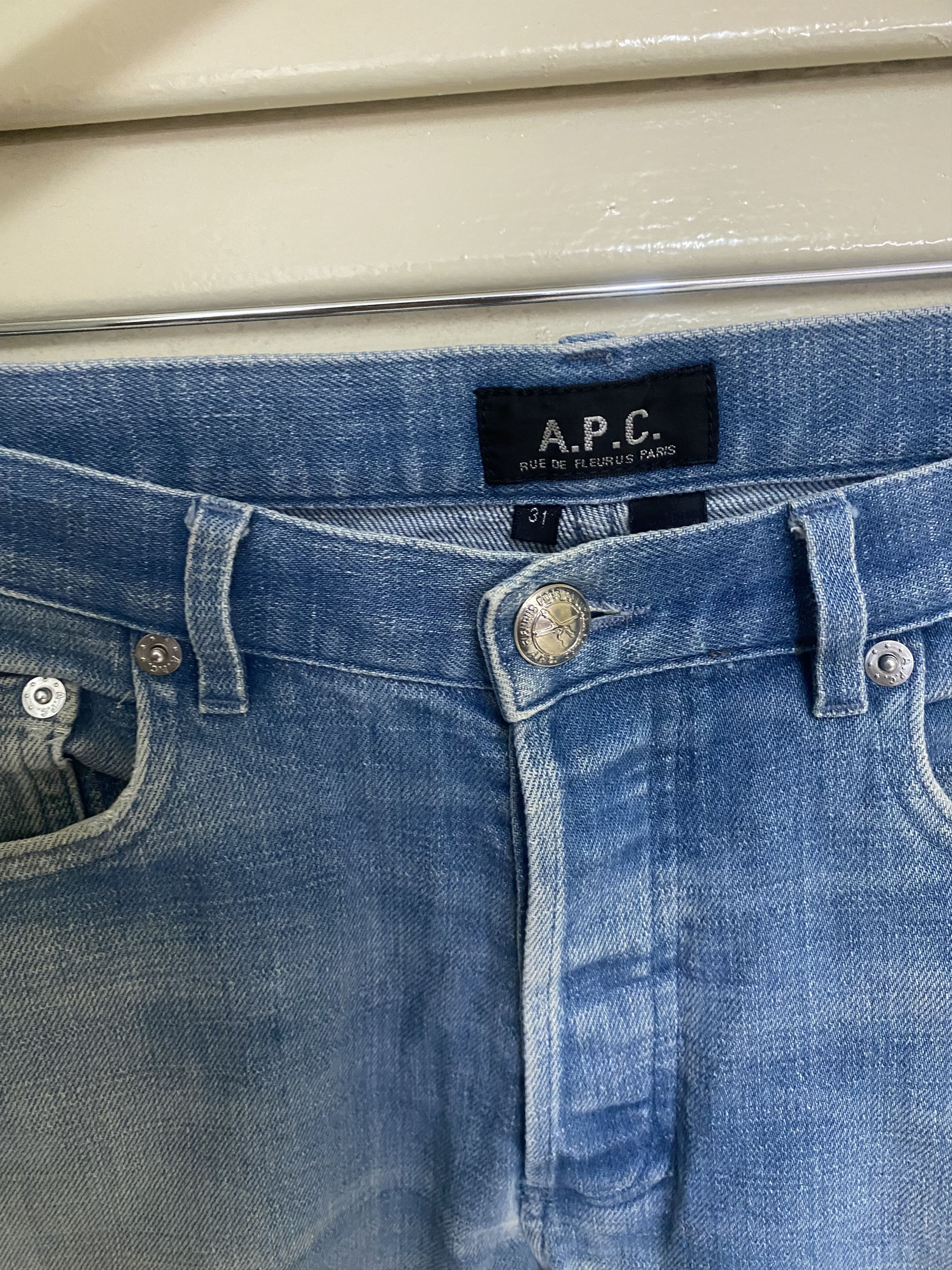 A.P.C. APC Light Wash Denim Size US 31 - 4 Thumbnail