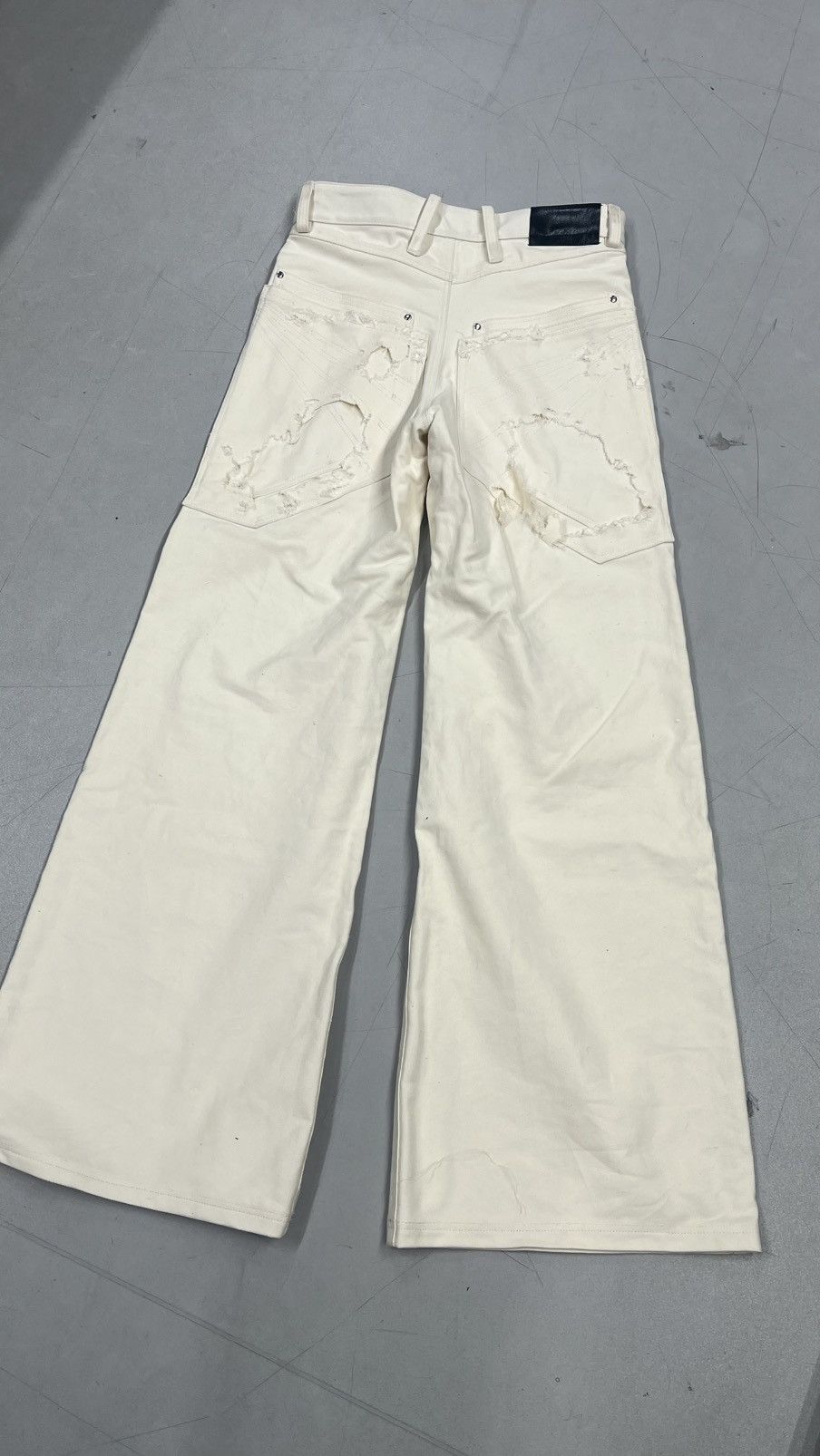 Designer SLAVE OF ARTS HEAVY DISTRESSED PANTS Size US 32 / EU 48 - 5 Thumbnail