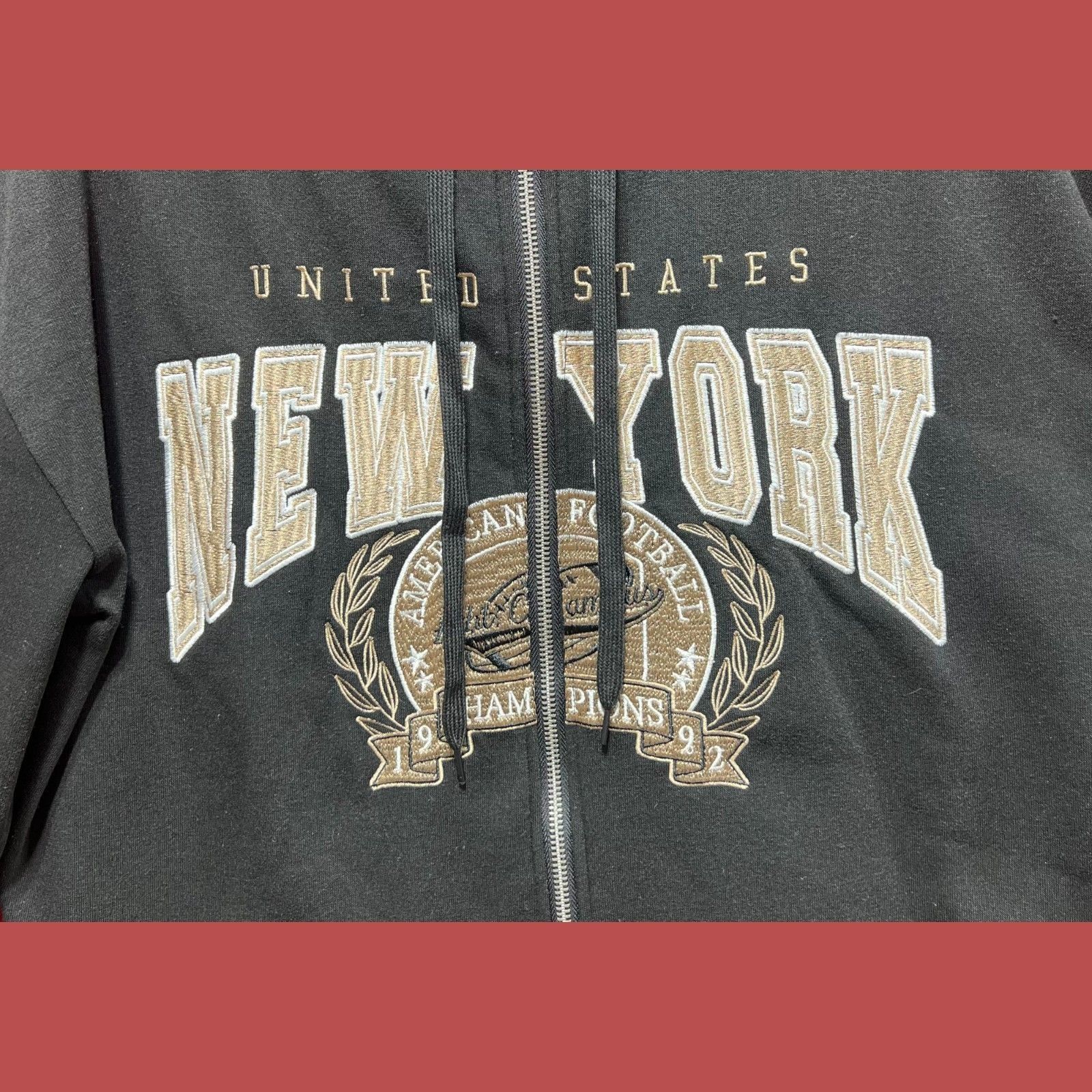 rue21 Rue 21 - Men's Long Sleeve Hooded Sweatshirt - Black - Large Size US L / EU 52-54 / 3 - 10 Thumbnail