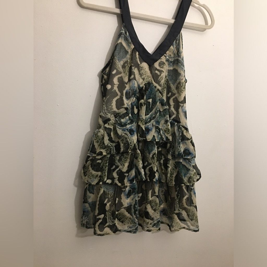 Other Kimchi Blue 3-Tier Ruffle Mini Dress: Size Medium Size L / US 10 / IT 46 - 8 Thumbnail