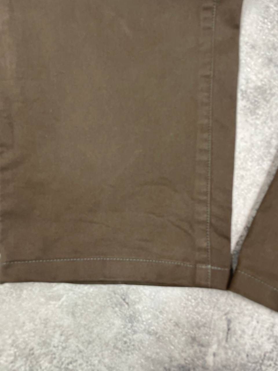 Suitsupply Suitsupply Men Porto Slim Fit Cotton Trousers Brown Size W34 Size US 34 / EU 50 - 5 Thumbnail