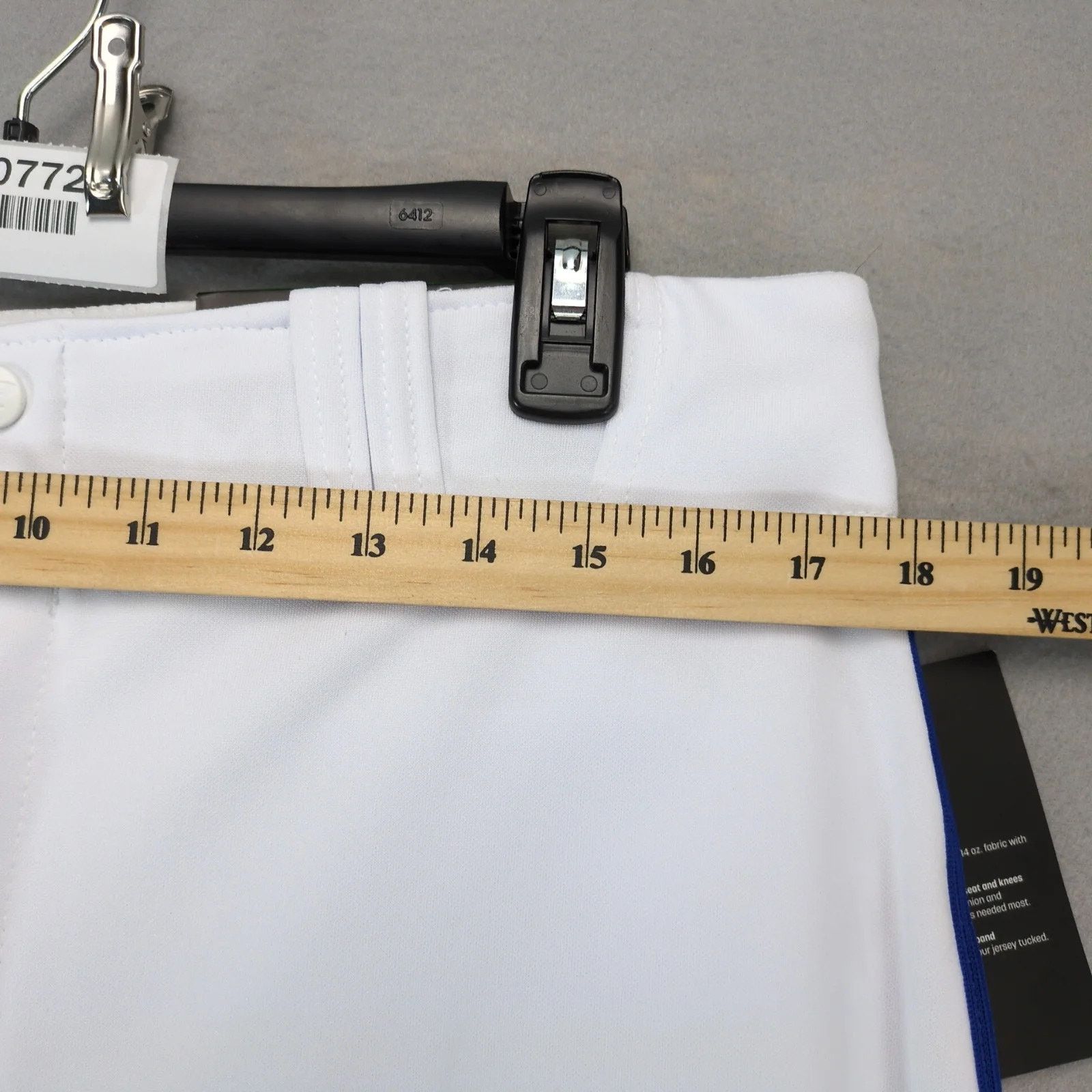 Other NWT Champro Classic BaseballPants Men's L White Blue Stripe Size US 36 / EU 52 - 4 Thumbnail